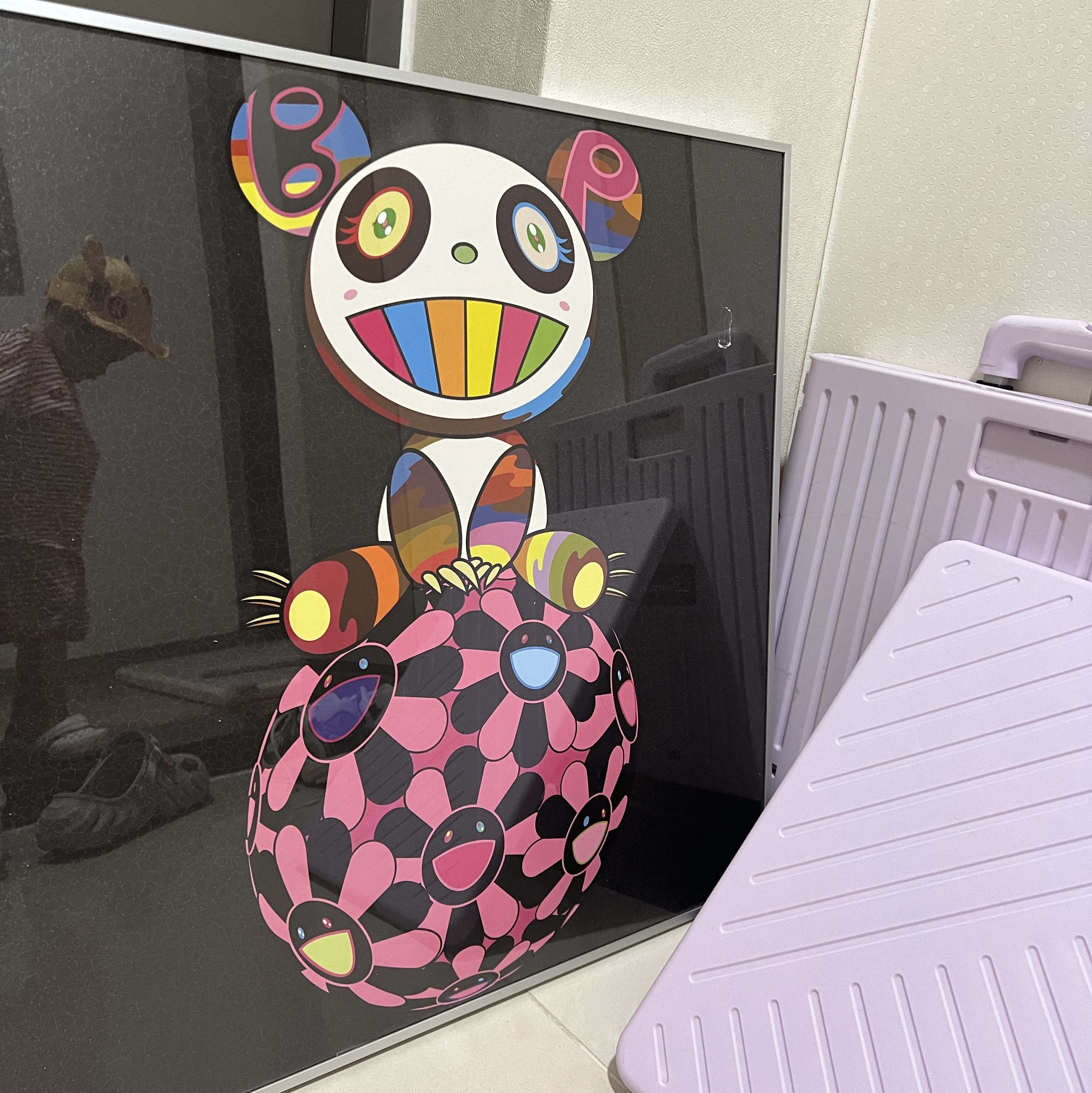Kaikai Kiki x Blackpink Pandakashi Print Black 착용 스타일