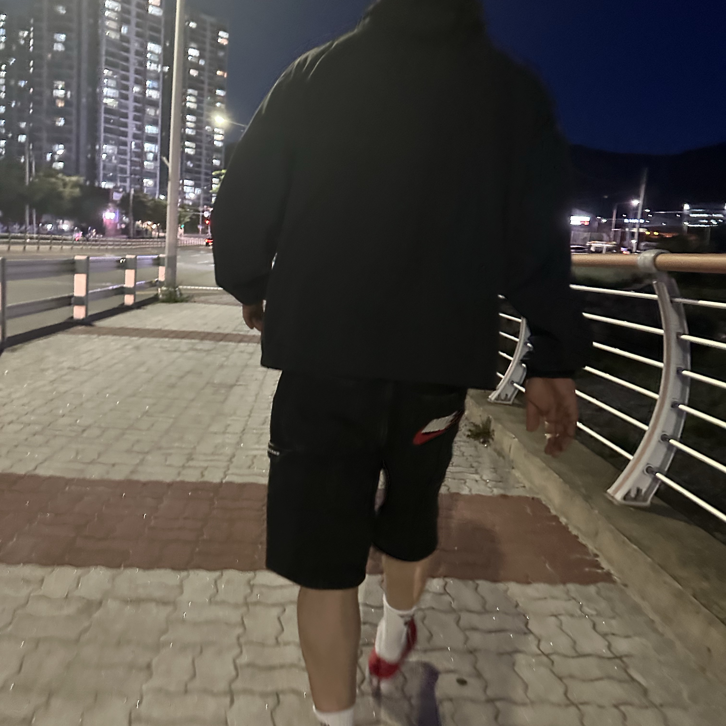 Supreme x Nike Denim Short Black - 24SS 착용 스타일