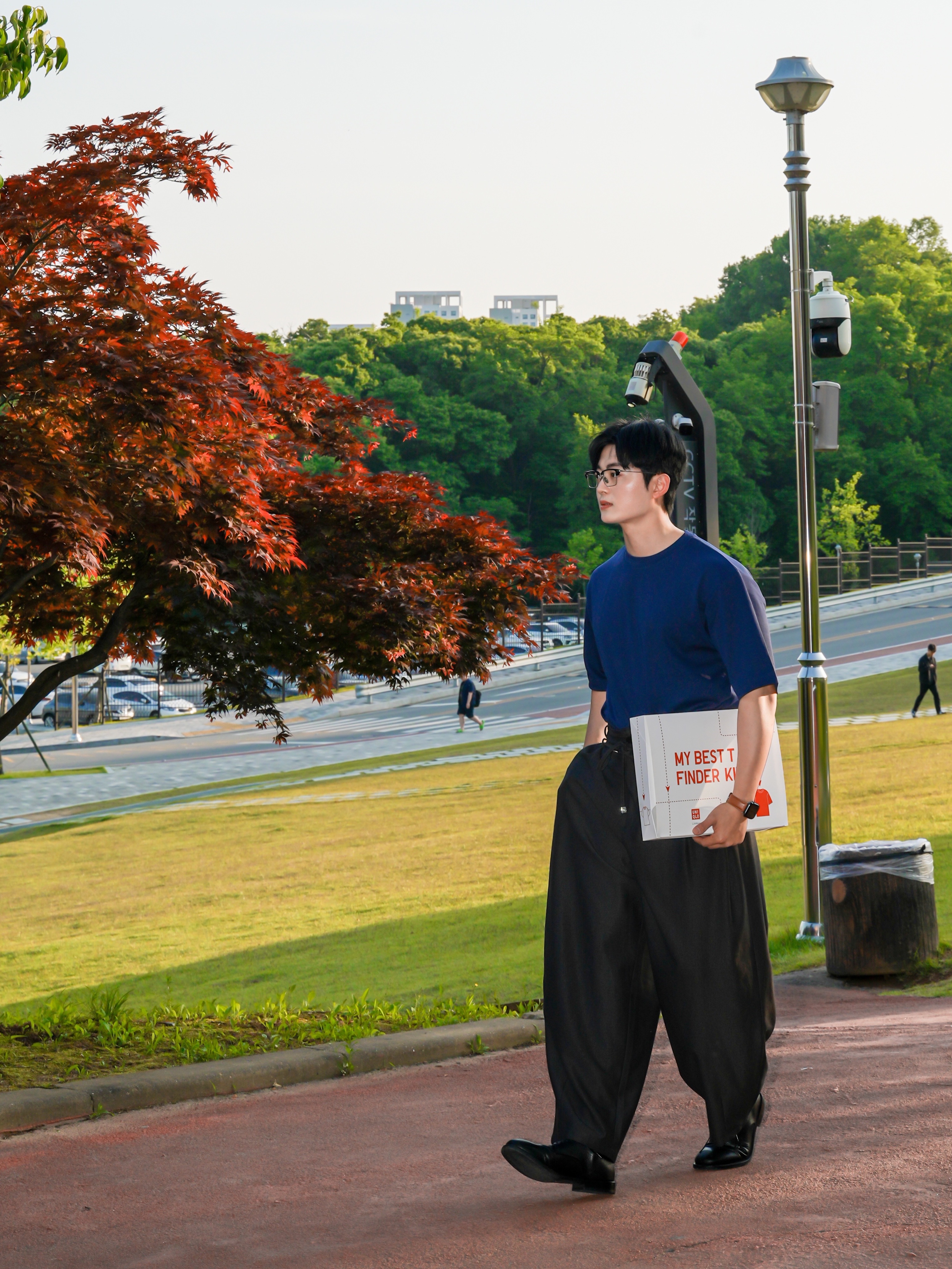 Kinchi Shower - 808 (a) Black 착용 스타일 - 2