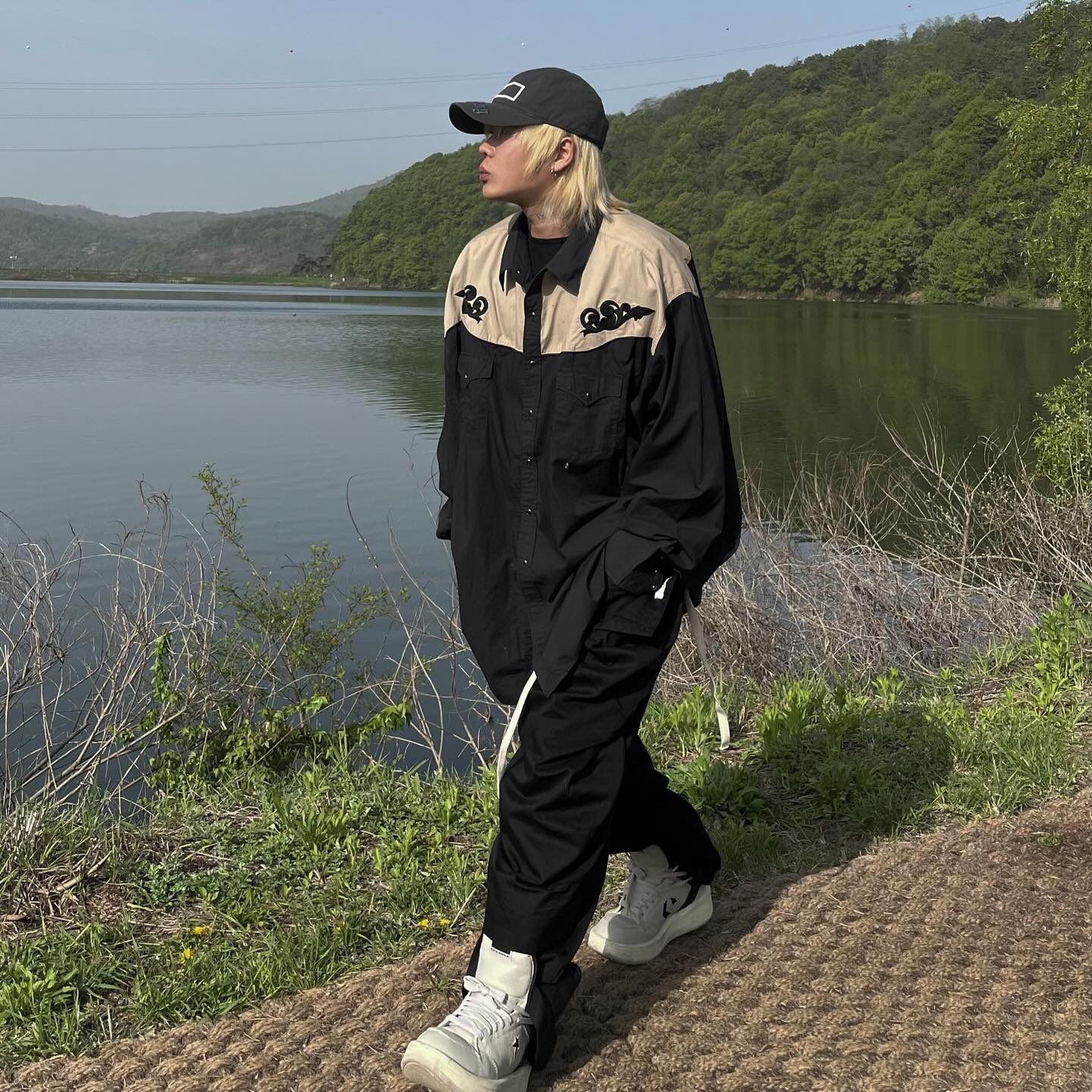 Converse x Drkshdw Turbowpn Pelican 착용 스타일 - 1