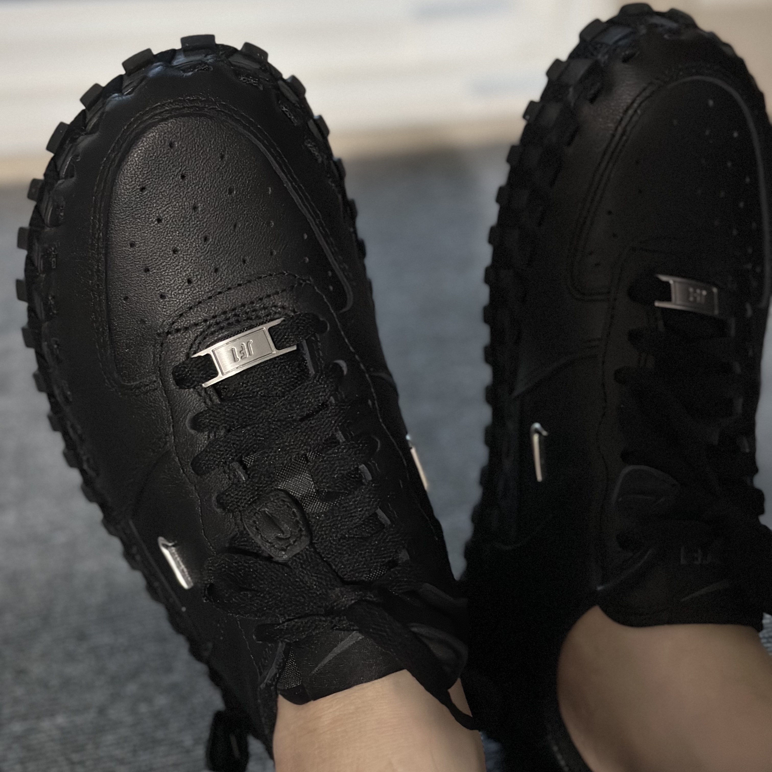 Nike x Jacquemus J Force 1 Low LX SP Black 착용 스타일
