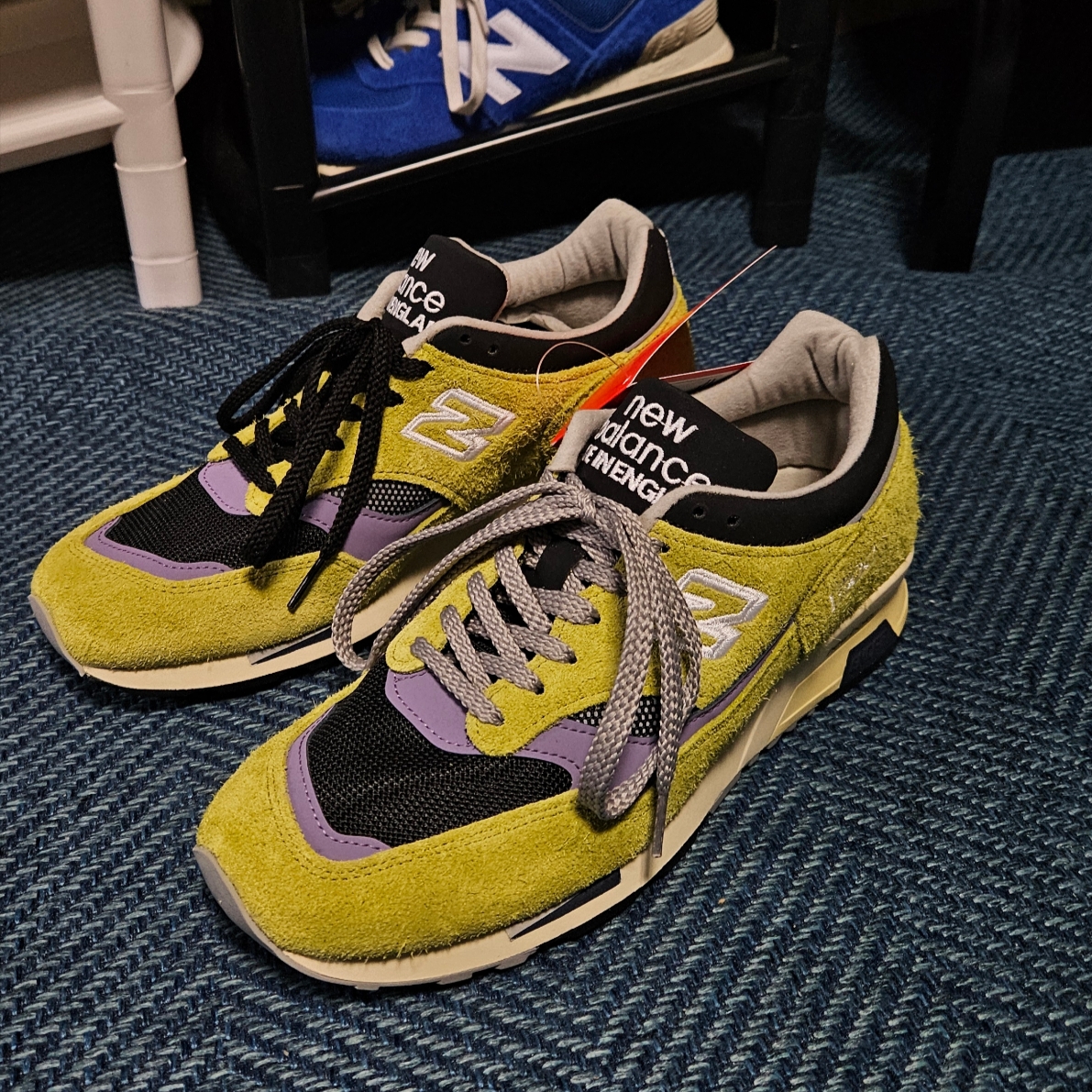 New Balance 1500 Made in UK Green Oasis 착용 스타일