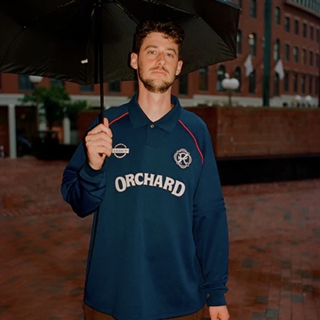 Adidas x Orchard x New England Revolution Jersey Night Indigo - KR Sizing 착용 스타일 - 2
