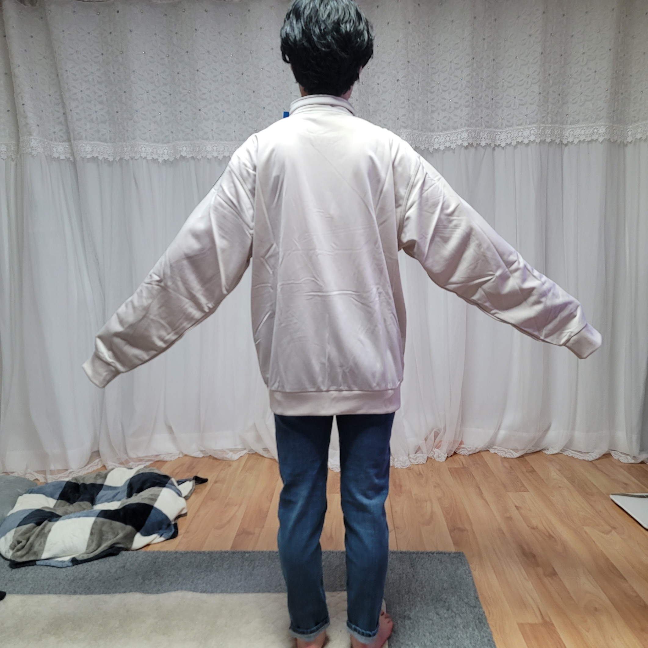 Adidas Originals Beckenbauer Track Top Bliss - KR Sizing 착용 스타일
