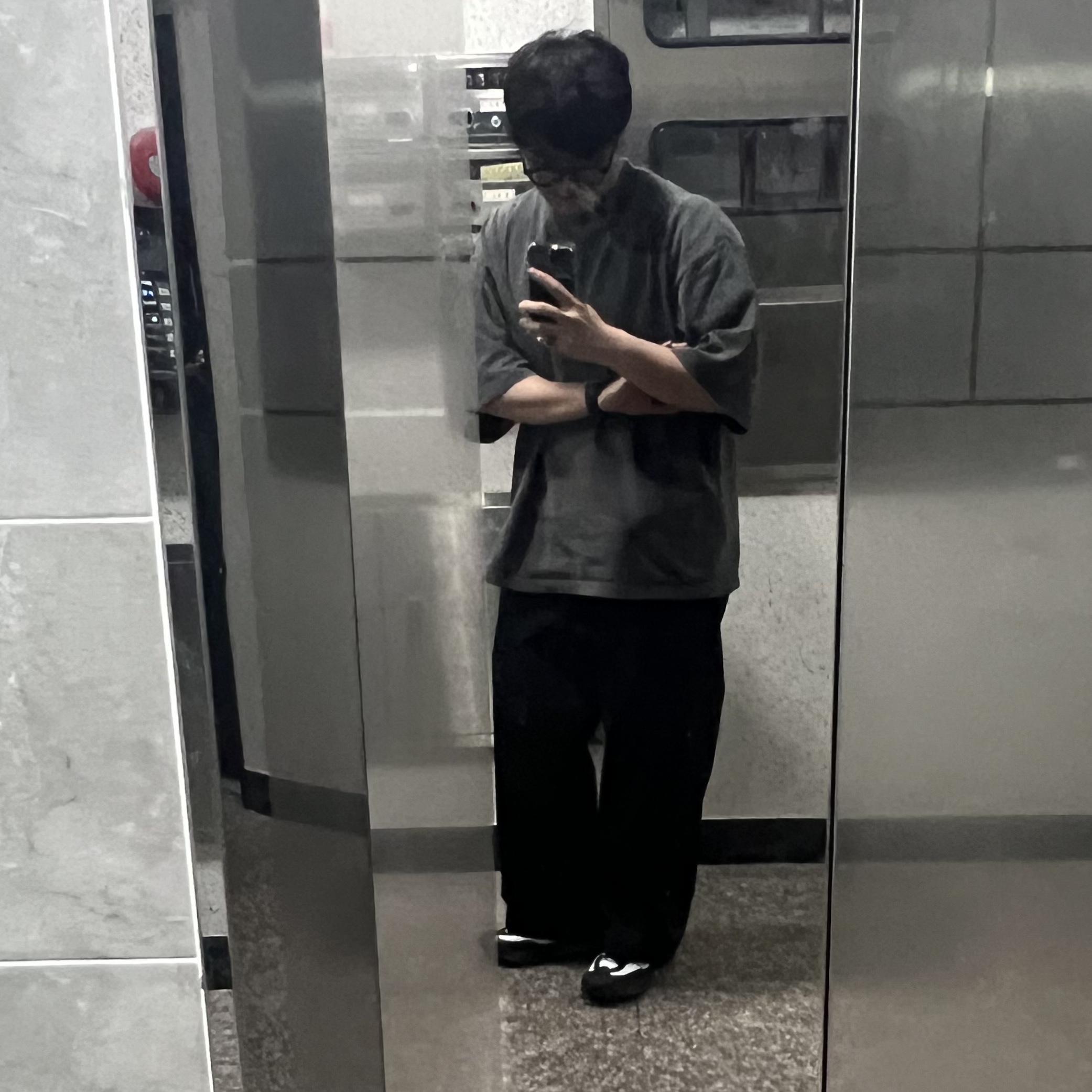 Nike x Comme des Garcons Homme Plus ACG Mountain Fly 2 Low Black White 착용 스타일