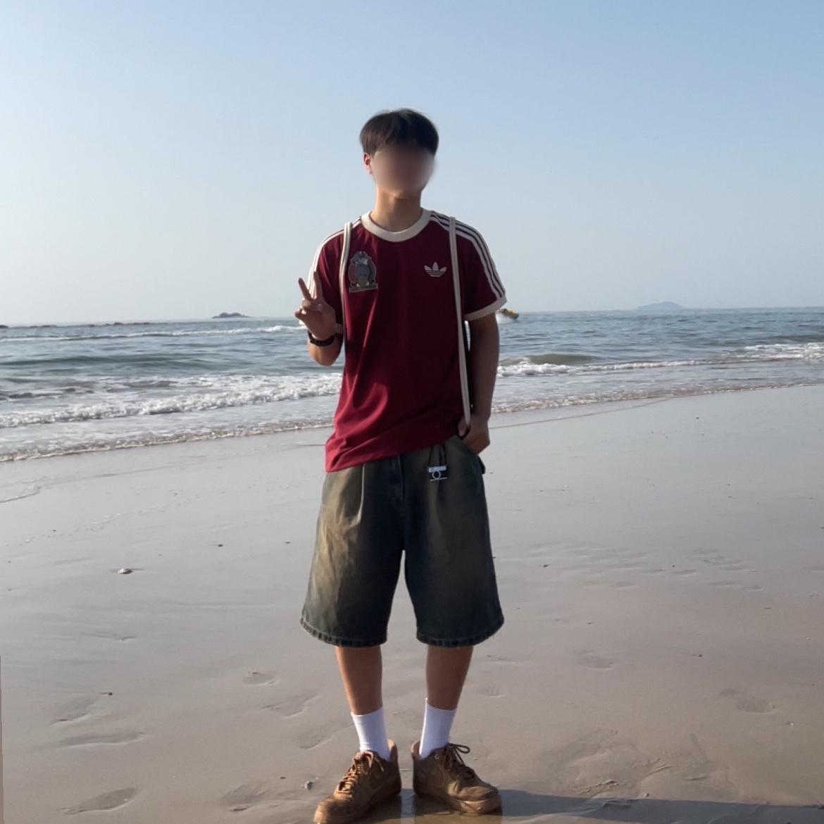 Adidas Mexico Adicolor 3S T-Shirt Noble Maroon - KR Sizing, Nike Air Force 1 '07 WB Flax 착용 스타일