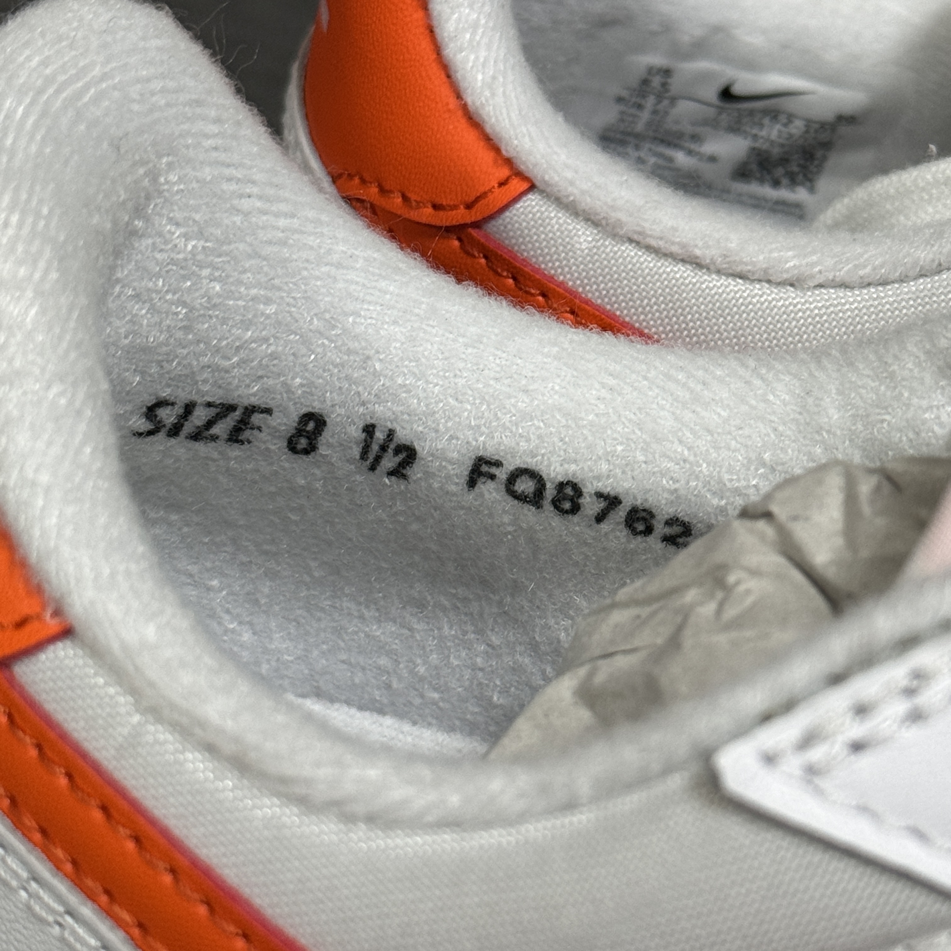 Nike Field General 82 SP White and Orange Blaze 착용 스타일 - 4