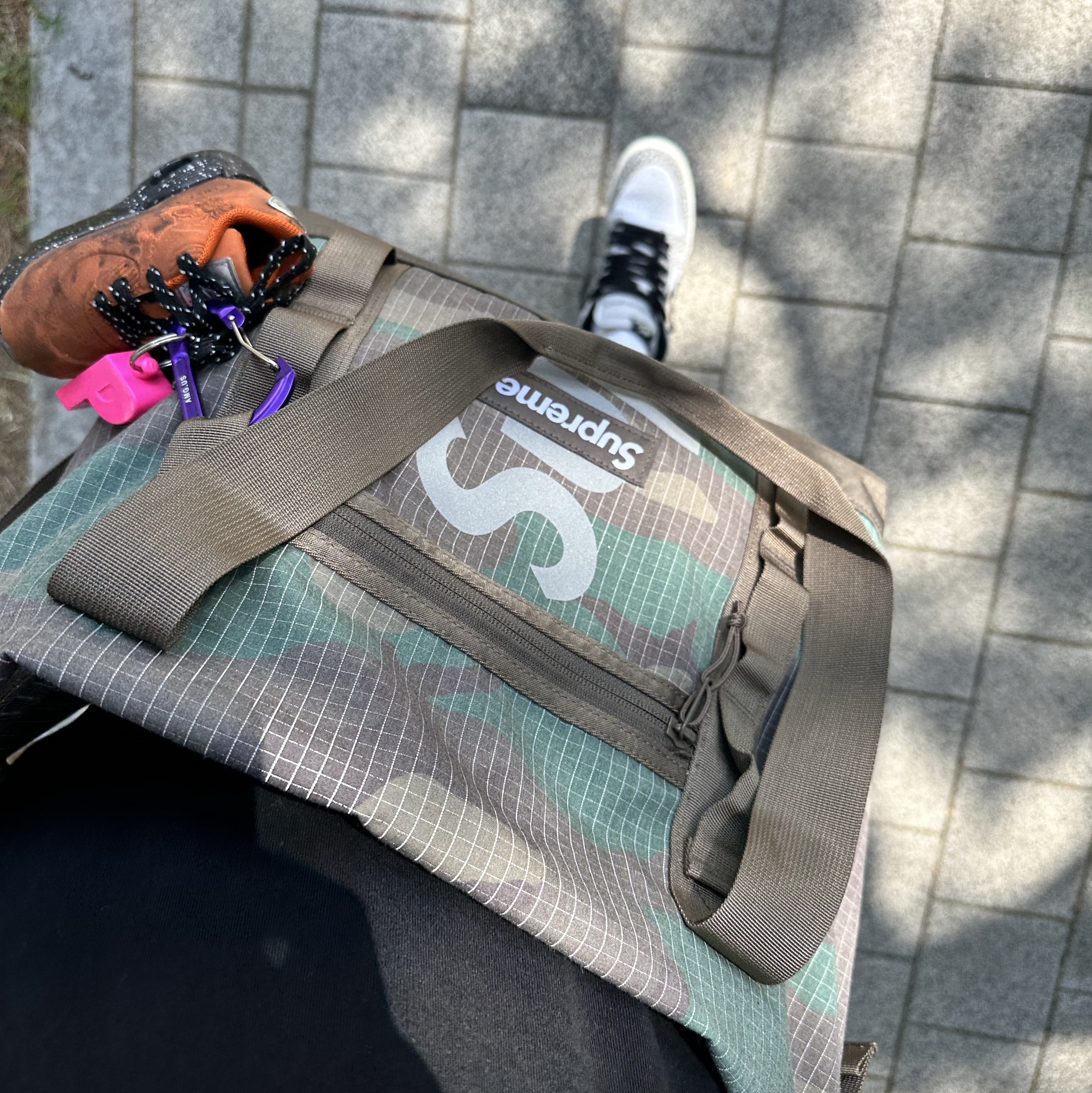 Supreme backpack Woodland Camo 24ss紙タグ付 Supreme 24SS Shoulder