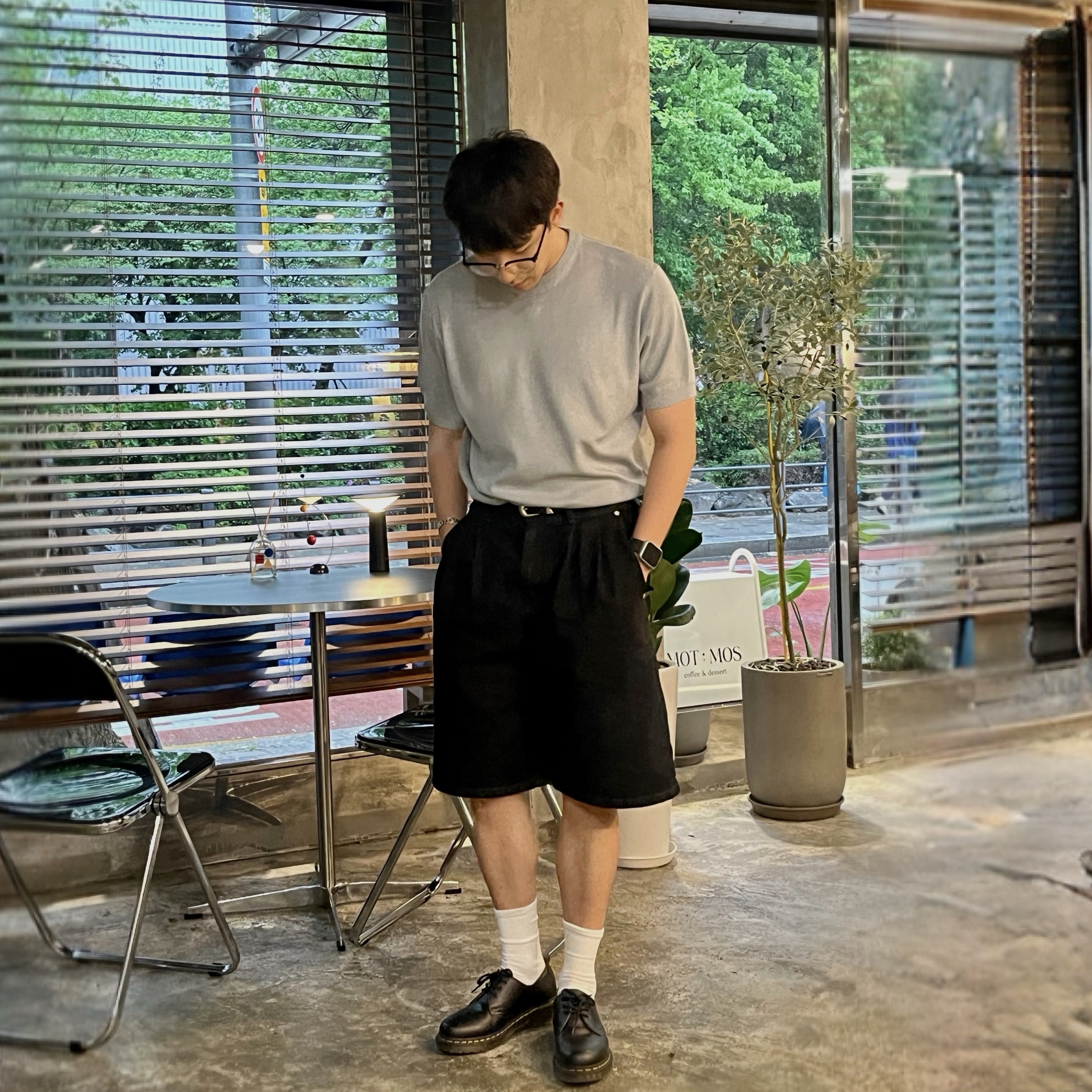 Dr. Martens 1461 Smooth Black 착용 스타일