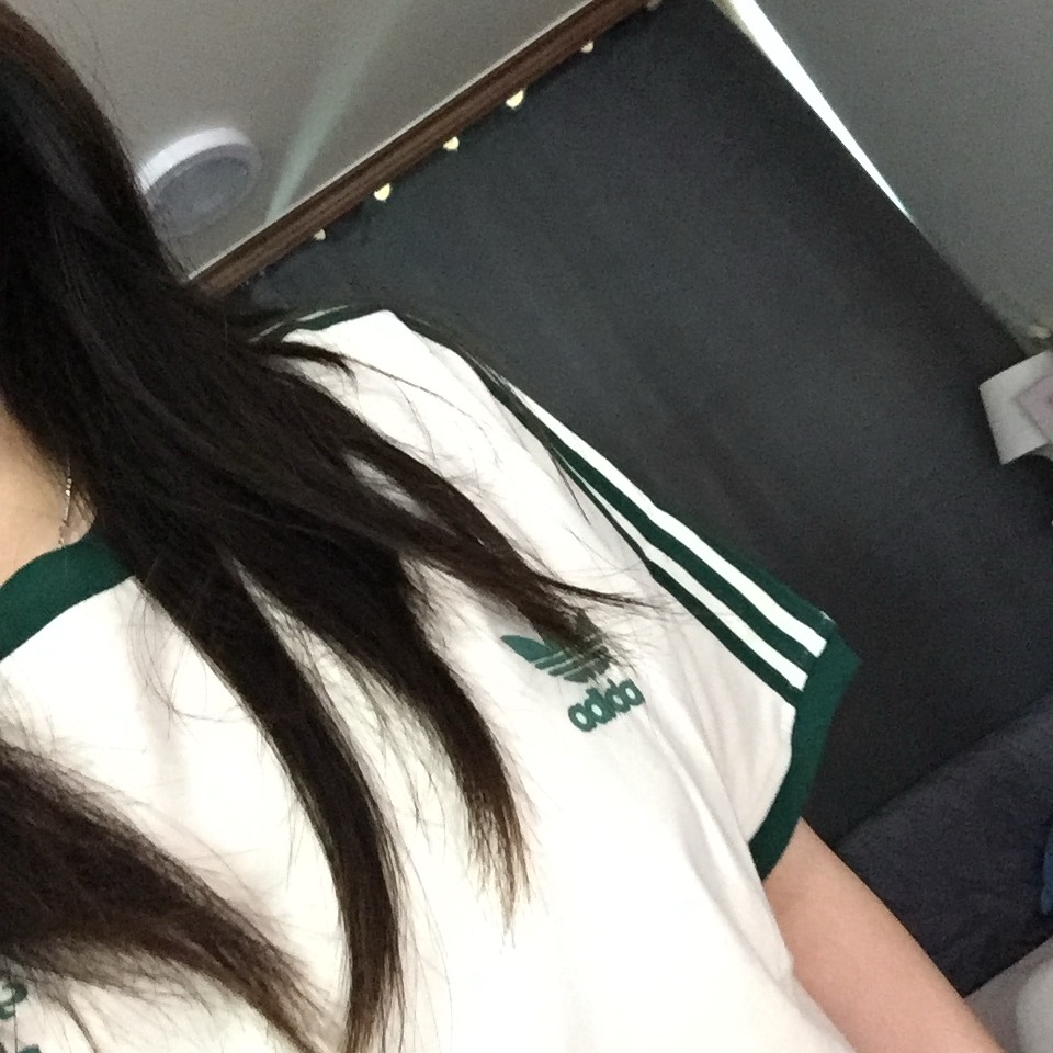 Adidas Sport Graphic Cali T-Shirt Wonder White - KR Sizing 착용 스타일