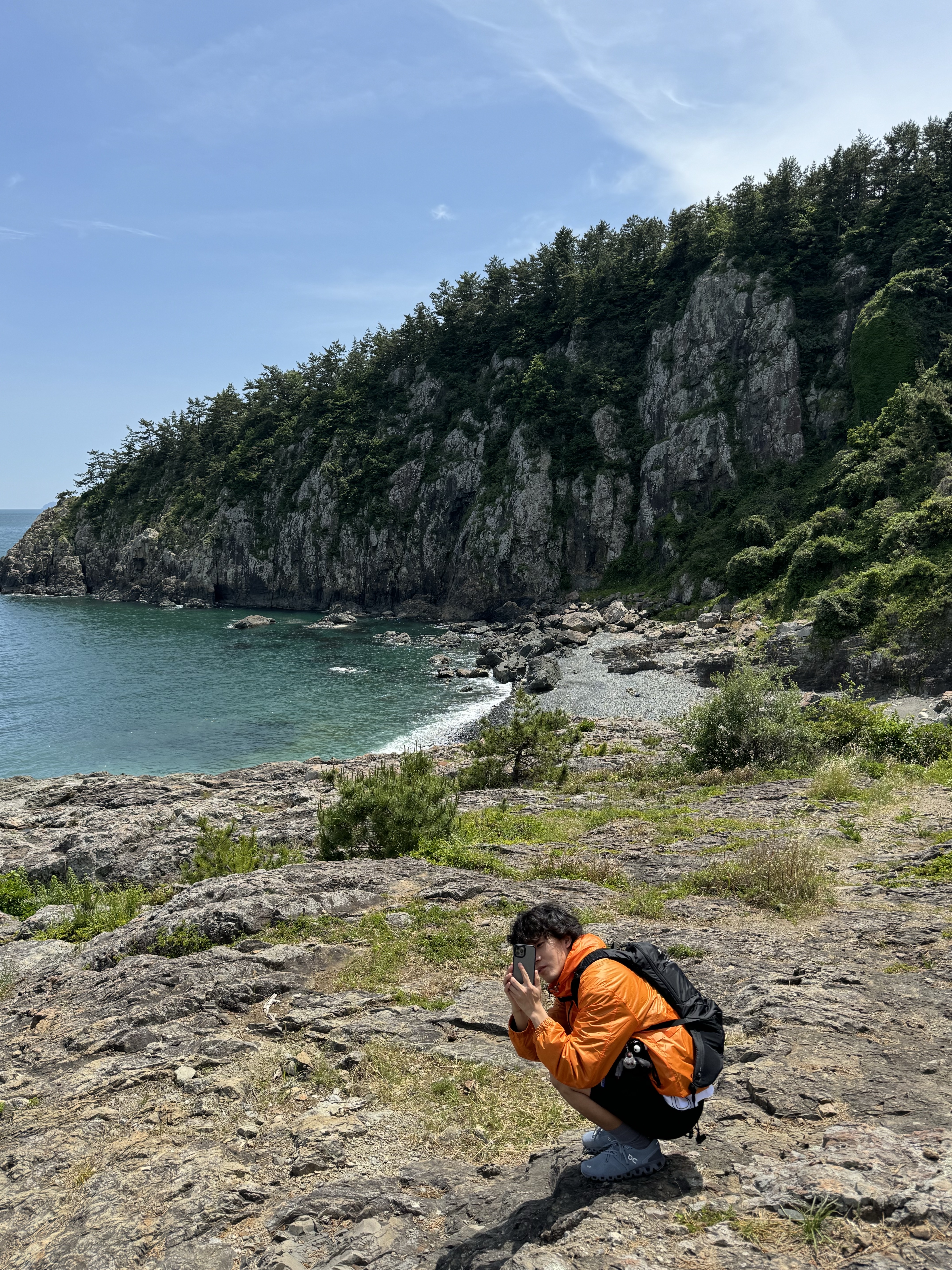 On Running Cloud X 3 Mist Rock 착용 스타일 - 1