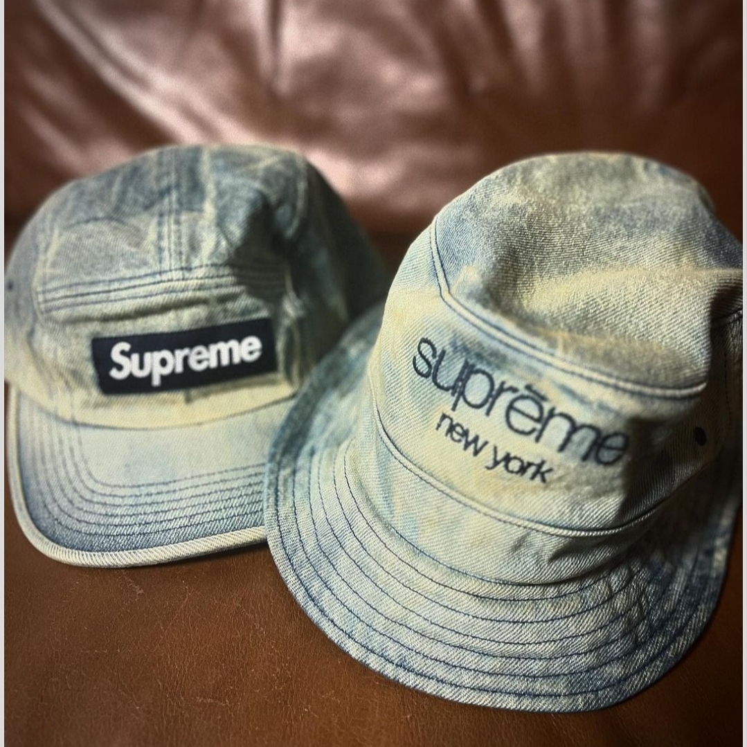 Supreme Chino Twill Crusher Dirty Indigo - 24SS 착용 스타일 - 4