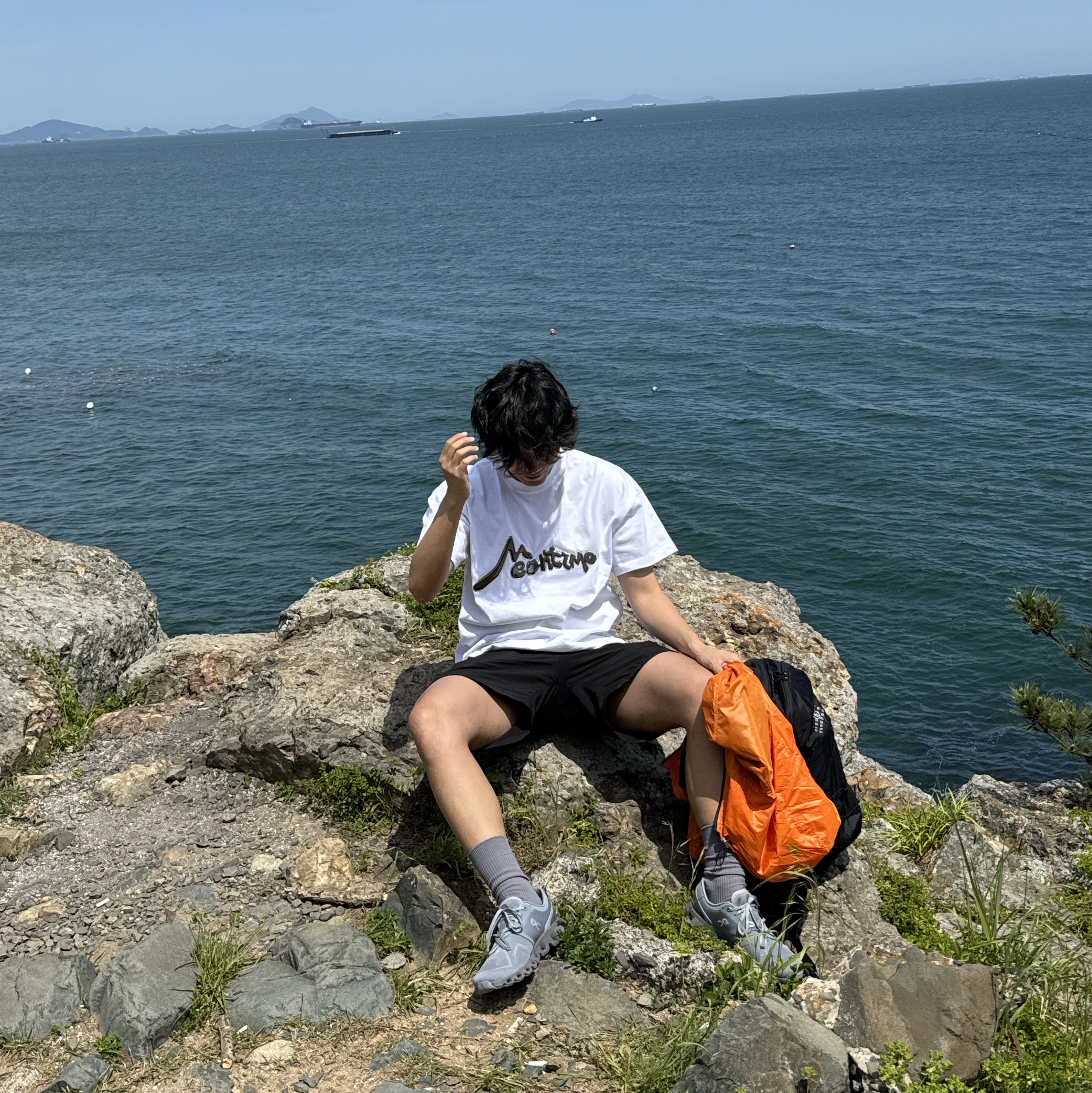 On Running Cloud X 3 Mist Rock 착용 스타일 - 2