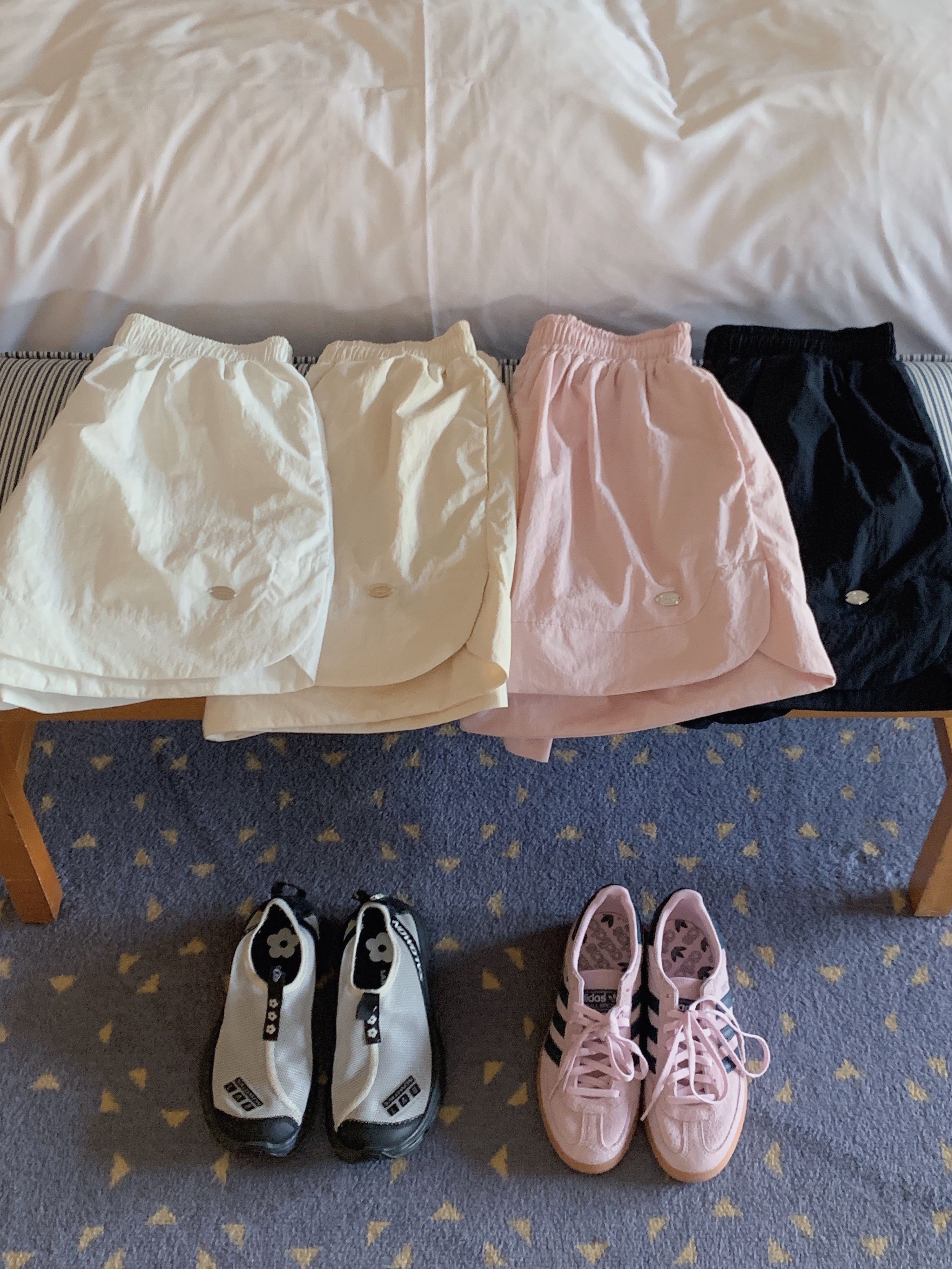 (W) Adidas Spezial Handball Clear Pink 착용 스타일 - 4