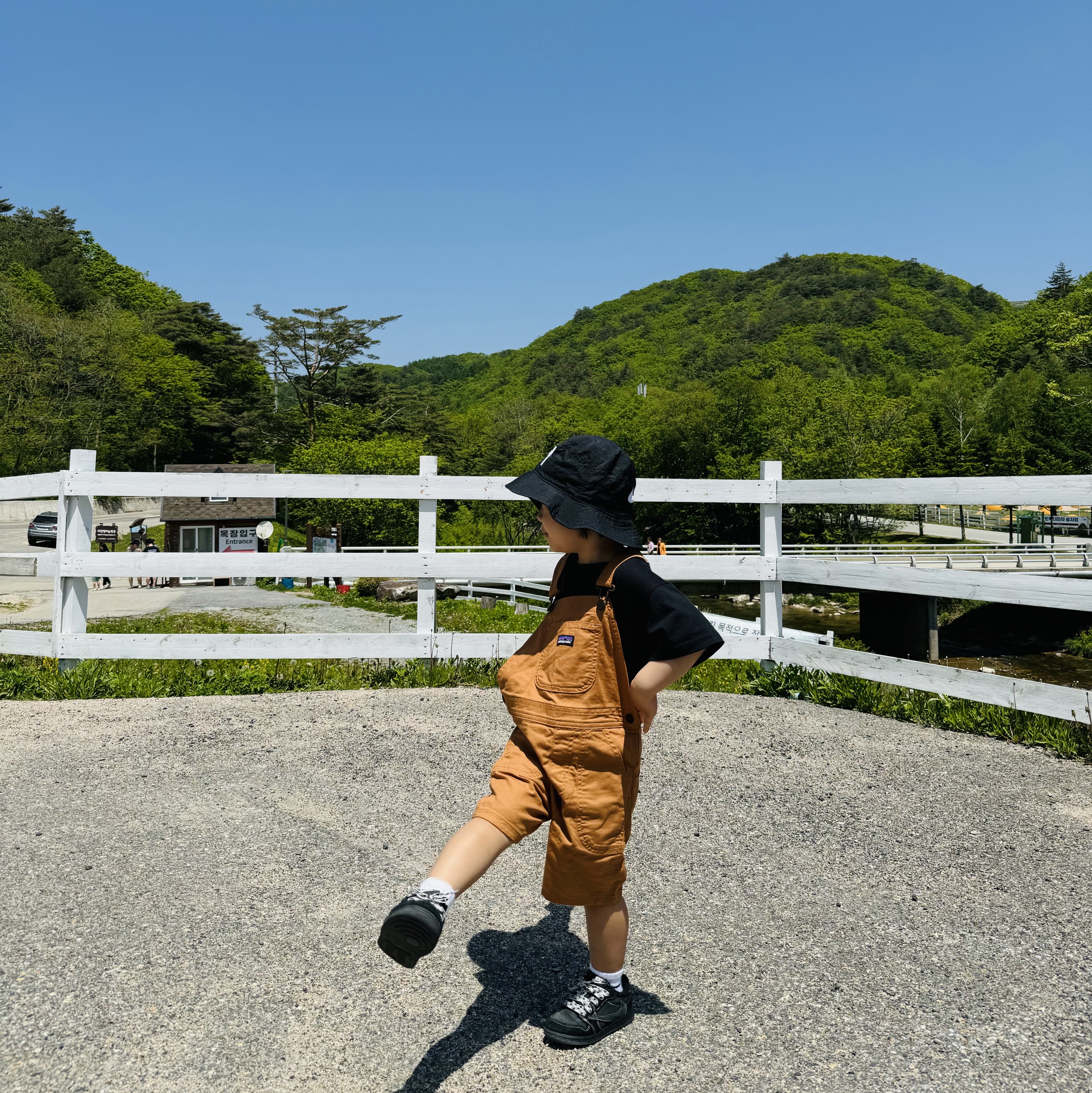 Nike x Stussy Bucket Hat Black, (Baby) Patagonia Stand Up Shortalls Umber Brown 착용 스타일 - 3