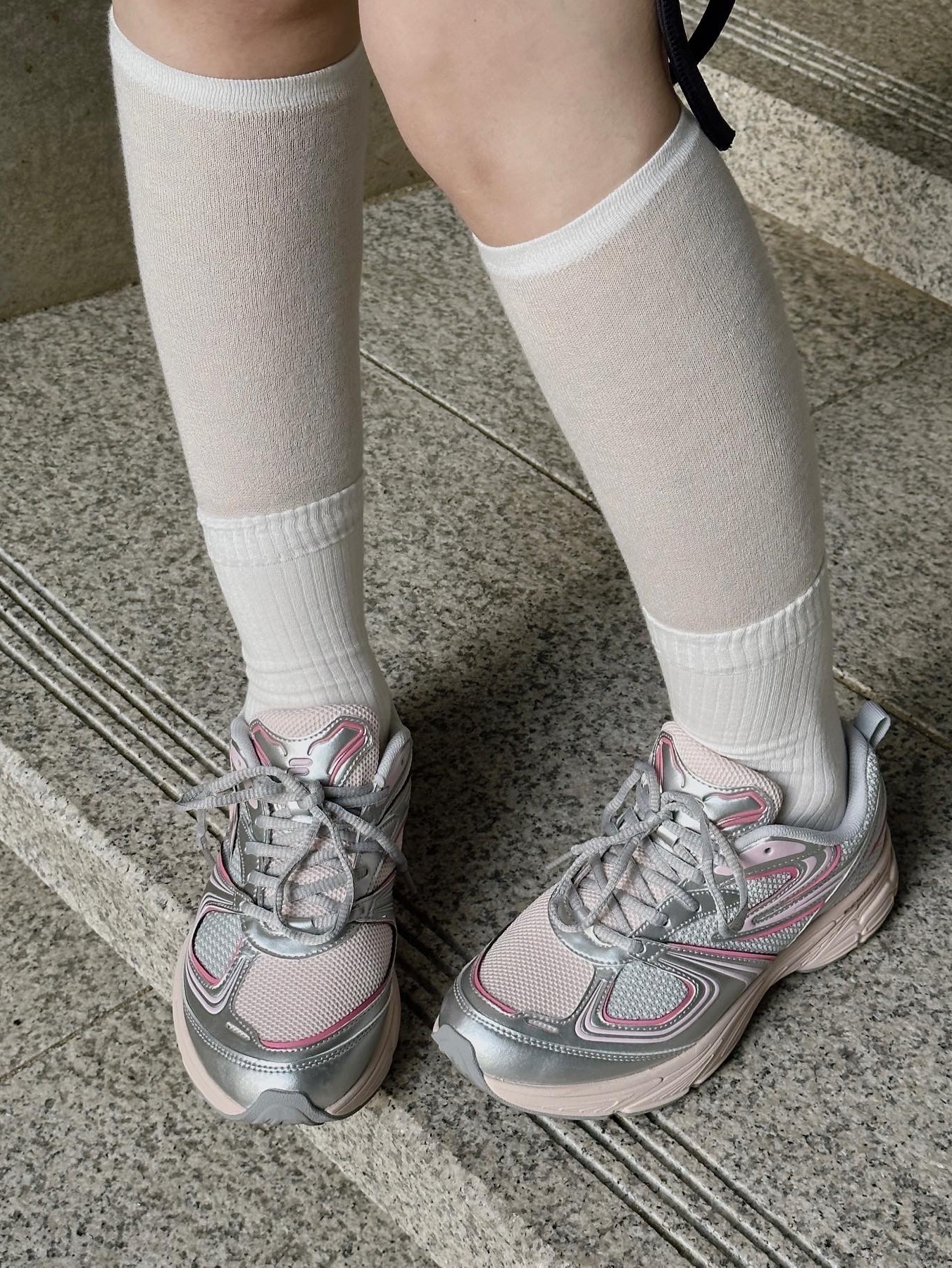 Fila Interun Pink Blossom 착용 스타일 - 4