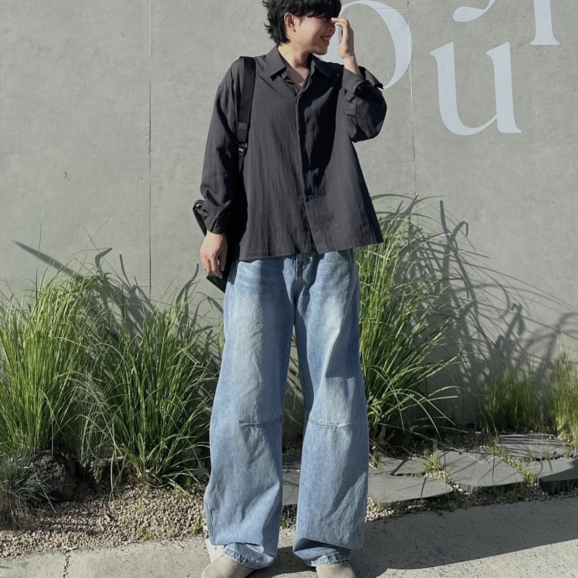 Birkenstock Boston Soft Footbed Taupe - Regular 착용 스타일