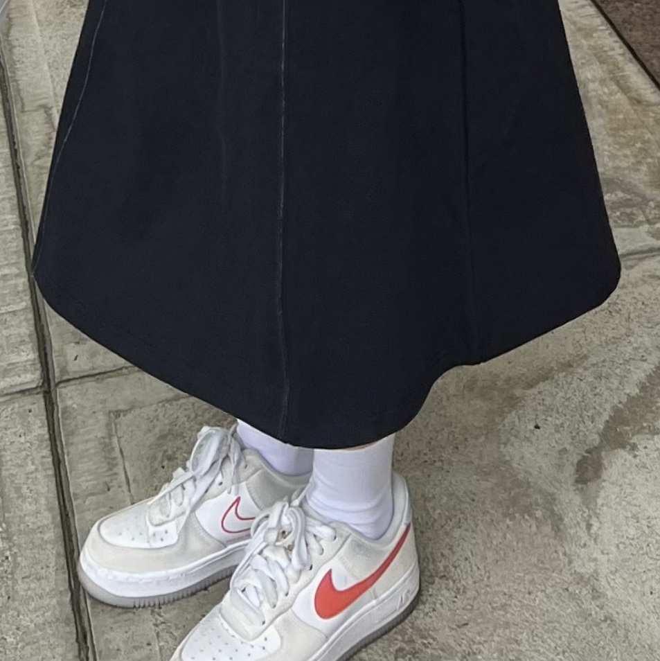 (W) Nike Air Force 1 '07 SE First Use Orange Sail 착용 스타일