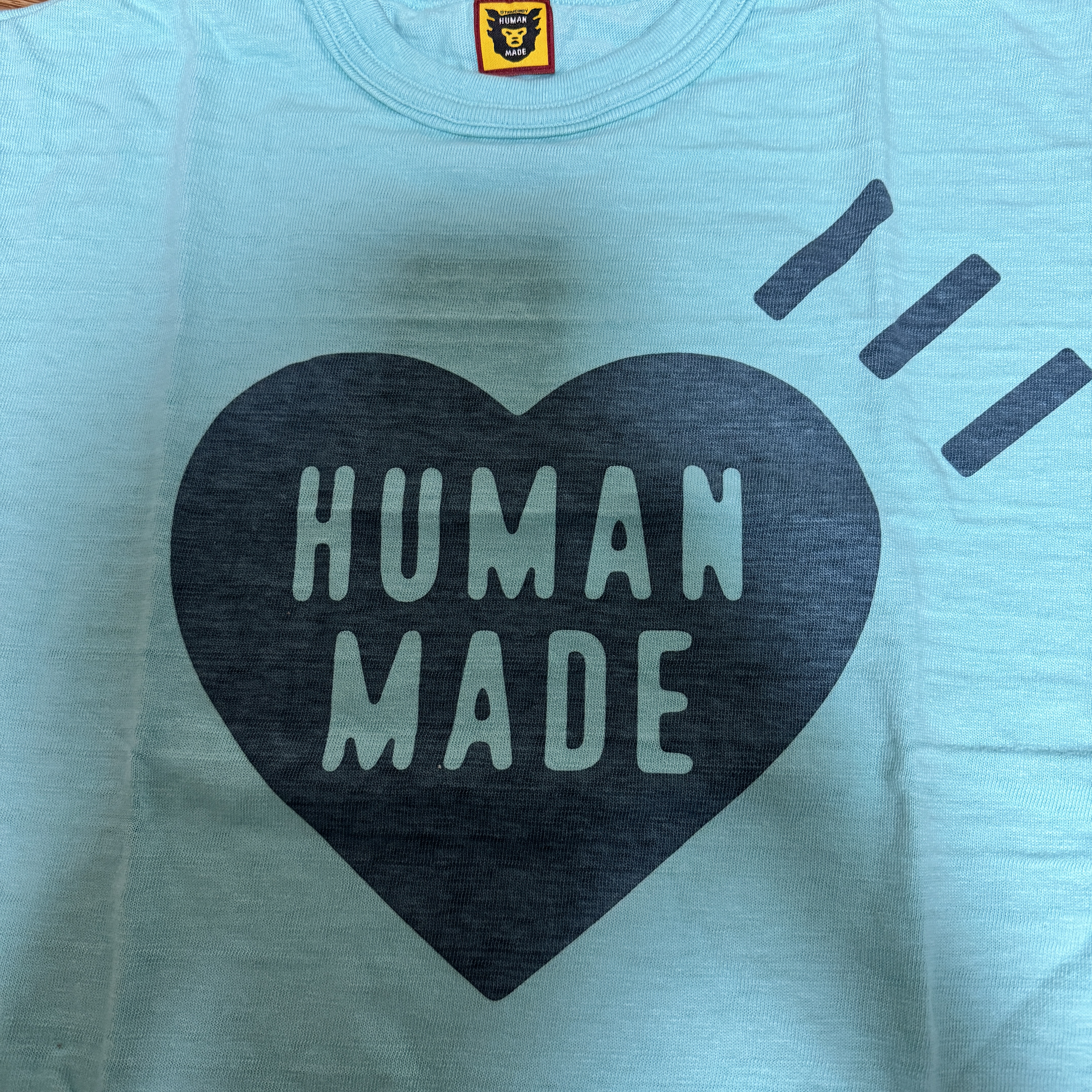 Human Made Color #1 T-Shirt Green 착용 스타일 - 1