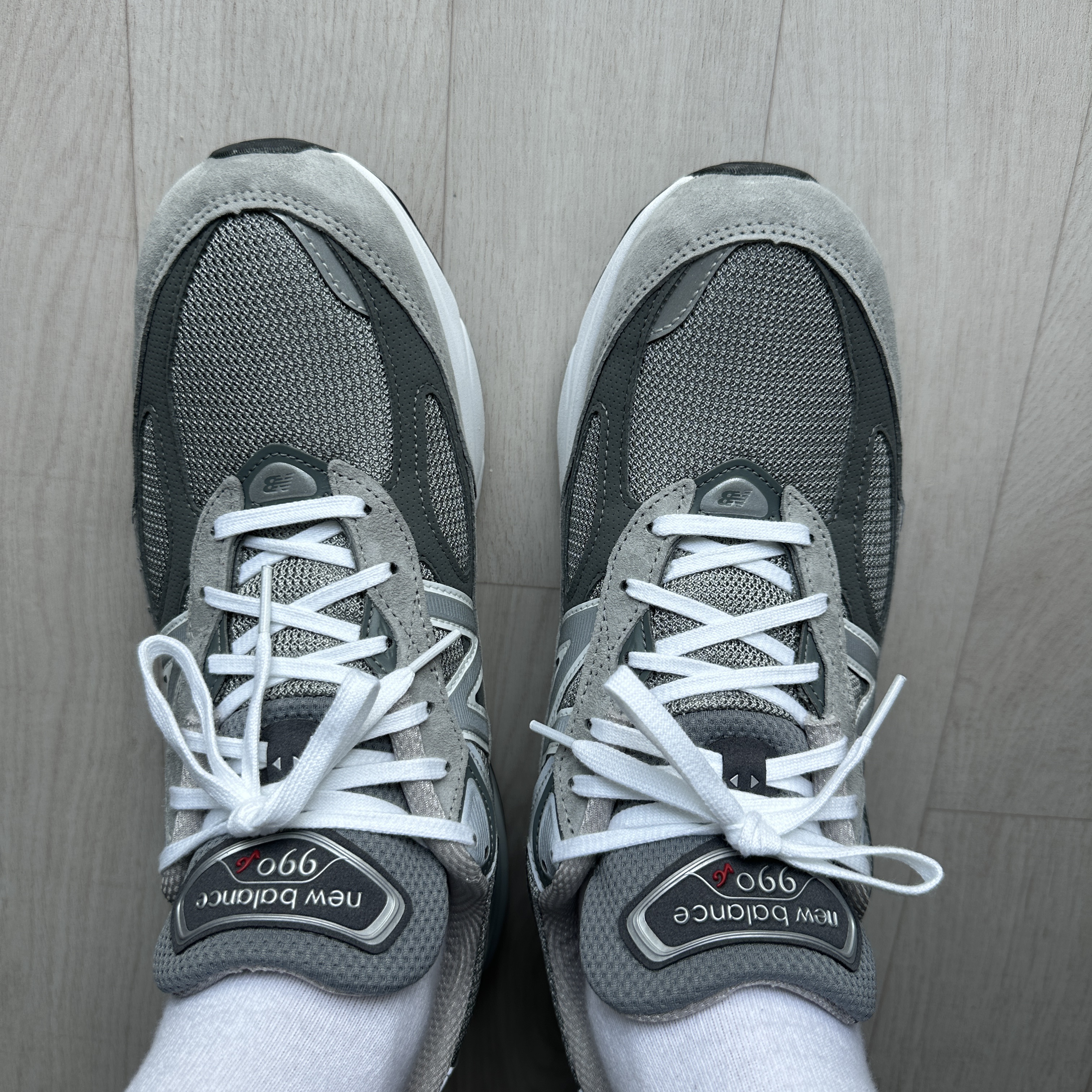 New Balance 990v6 Made in USA Grey - D Standard 착용 스타일