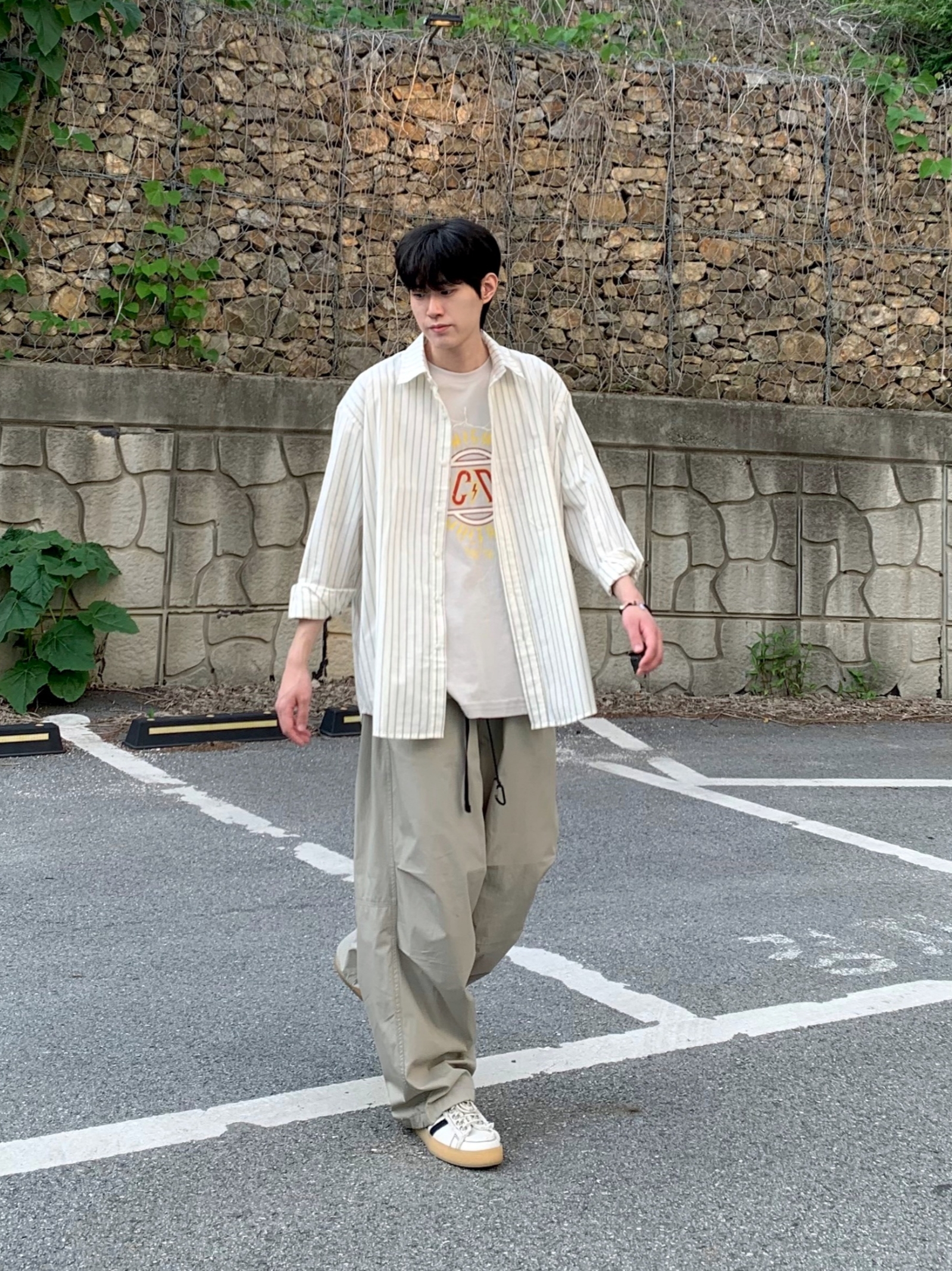 Adidas x Song for the Mute Campus 80s Bliss Core Black 착용 스타일 - 2