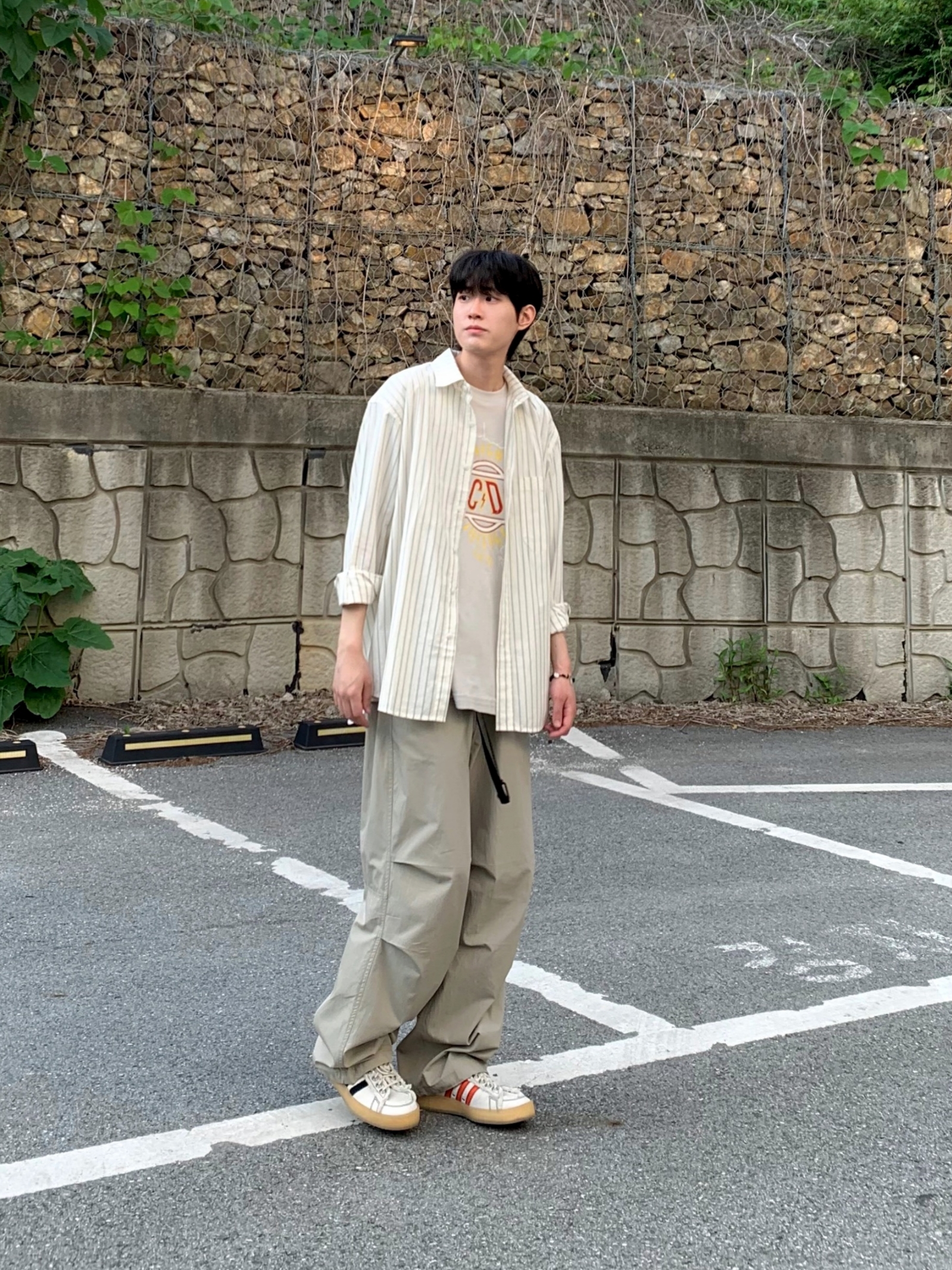 Adidas x Song for the Mute Campus 80s Bliss Core Black 착용 스타일 - 1