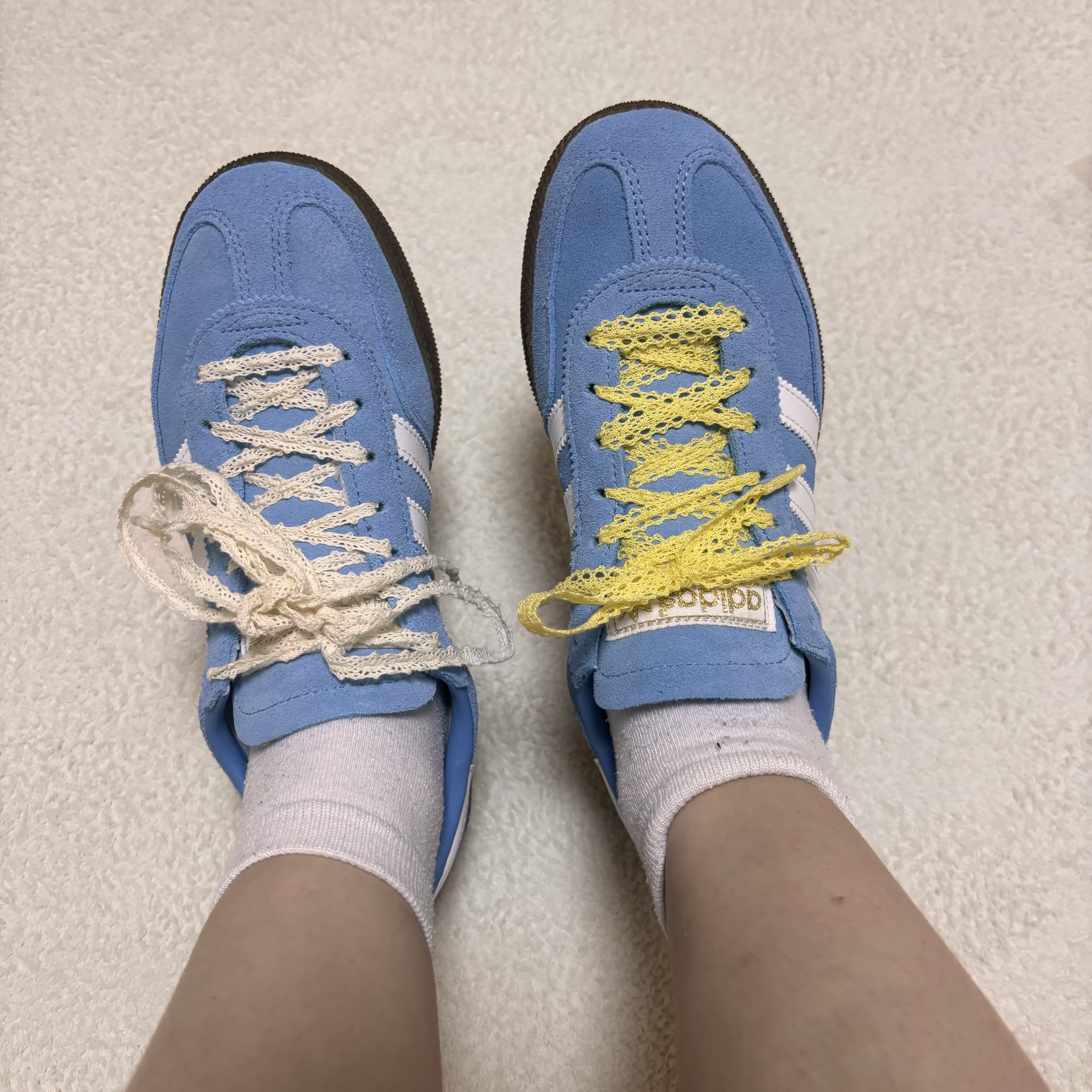 Adidas Spezial Handball Light Blue 착용 스타일 - 3