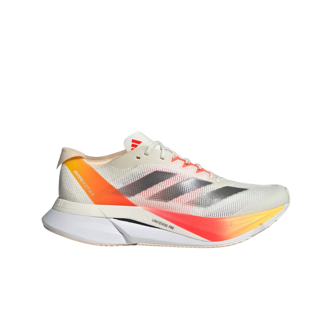(W) 아디다스 아디제로 보스턴 12 아이보리 솔라 레드((W) Adidas Adizero Boston 12 Ivory Solar Red)
