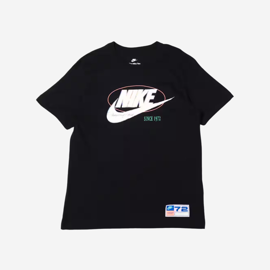 Nike NSW Varsity HBR T-Shirt Black - Asia 상세 이미지 1