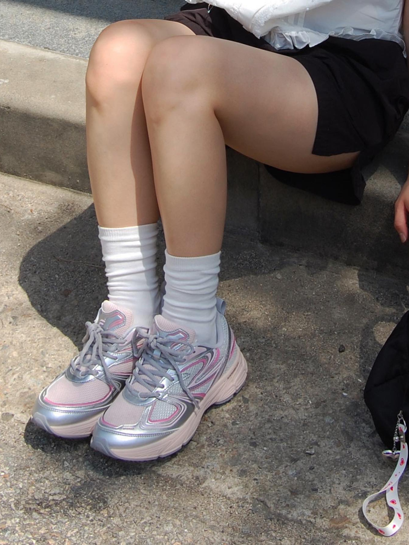 Fila Interun Pink Blossom 착용 스타일 - 5
