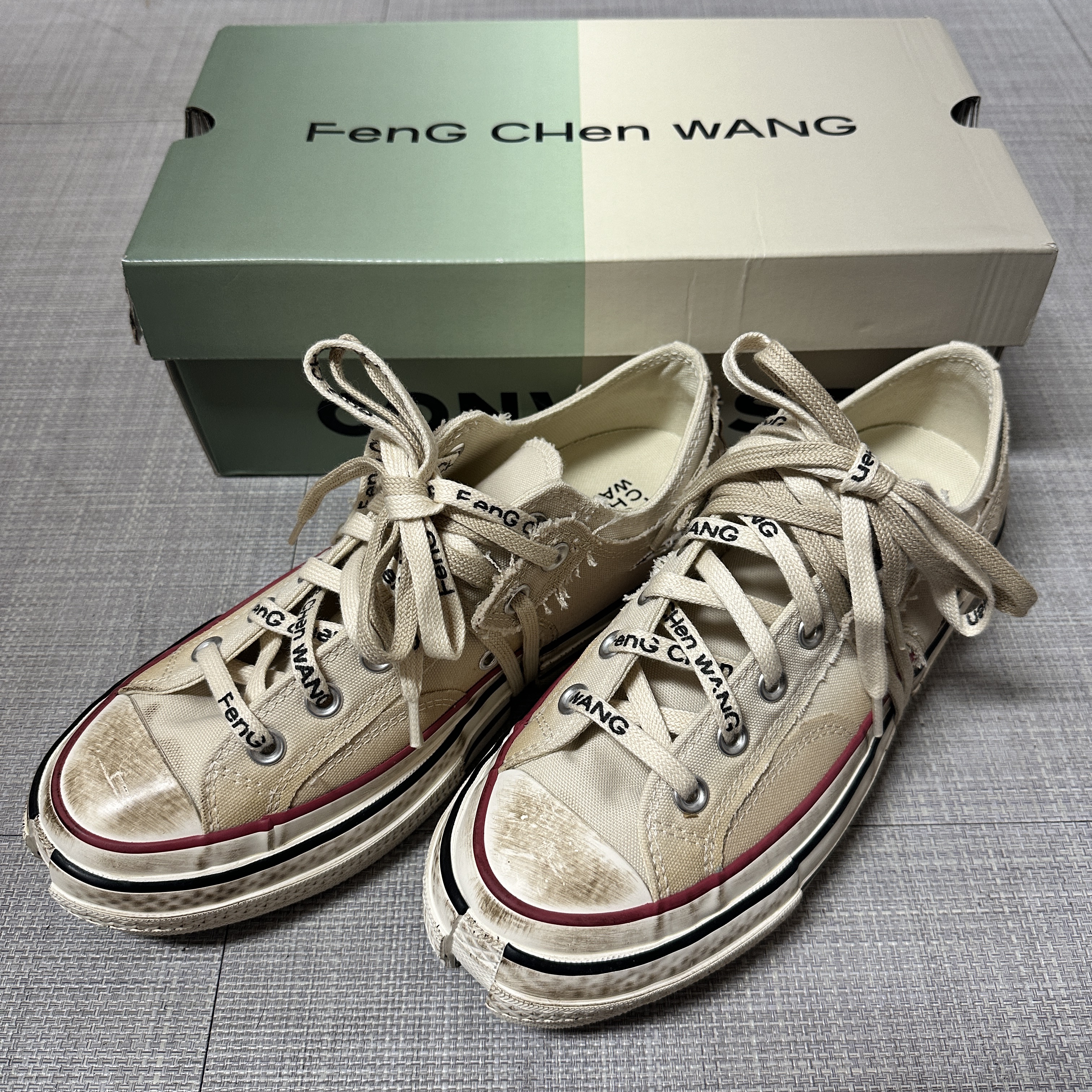 Converse x Feng Chen Wang Chuck 70 Ox 2-in-1 Brown Rice 착용 스타일