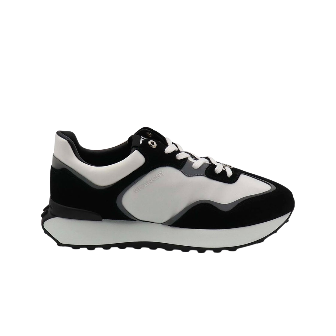 BE001TE11R-029 Givenchy GIV Runner Sneakers in Black Grey