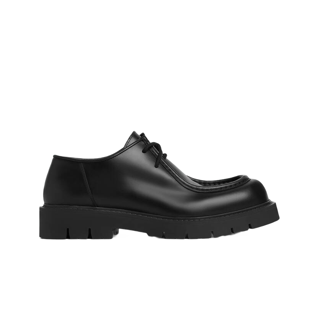 Bottega Veneta Haddock Lace Up Shoe Black 상세 이미지 1