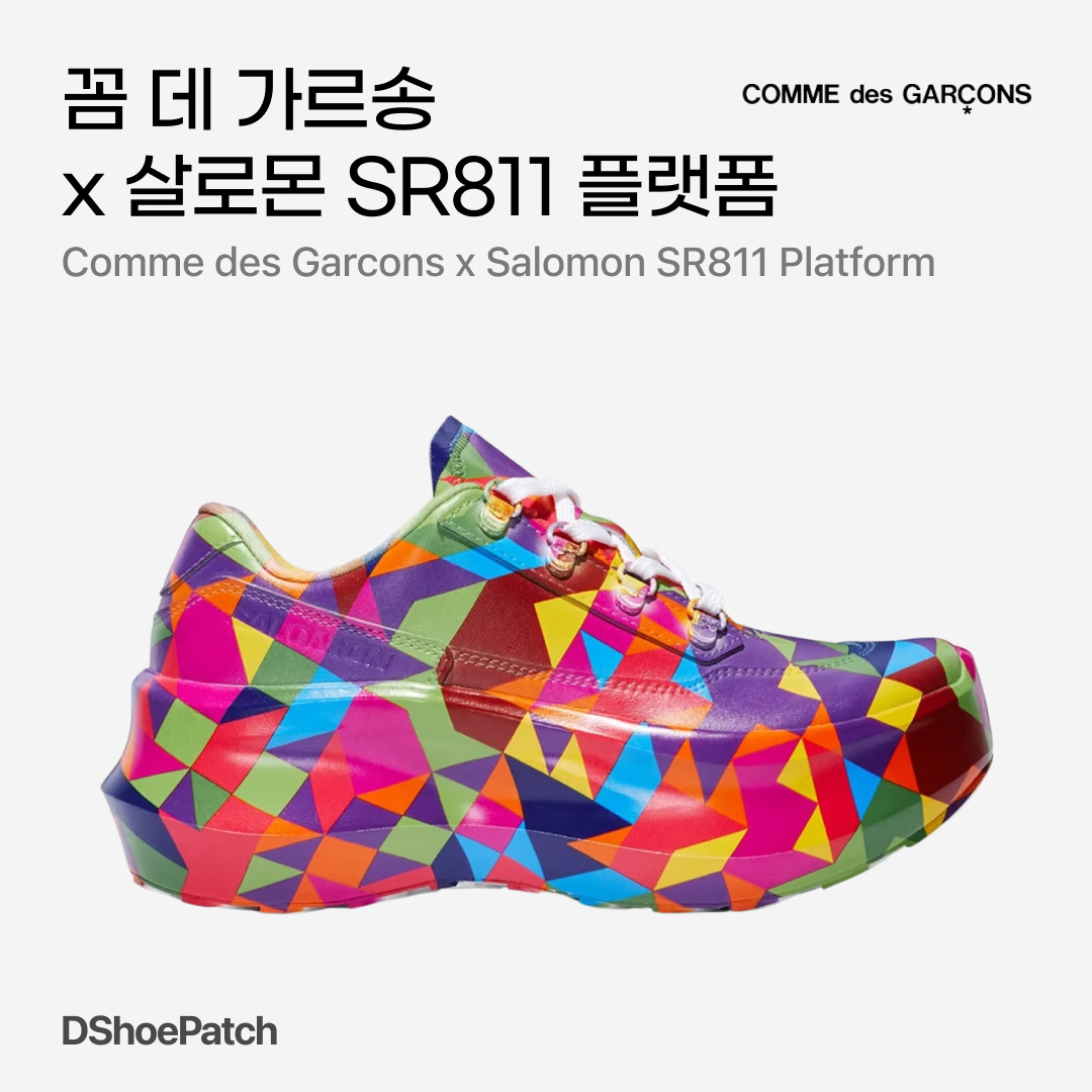 Salomon x Comme des Garcons SR811 Leather Platform Multi 착용 스타일 - 1