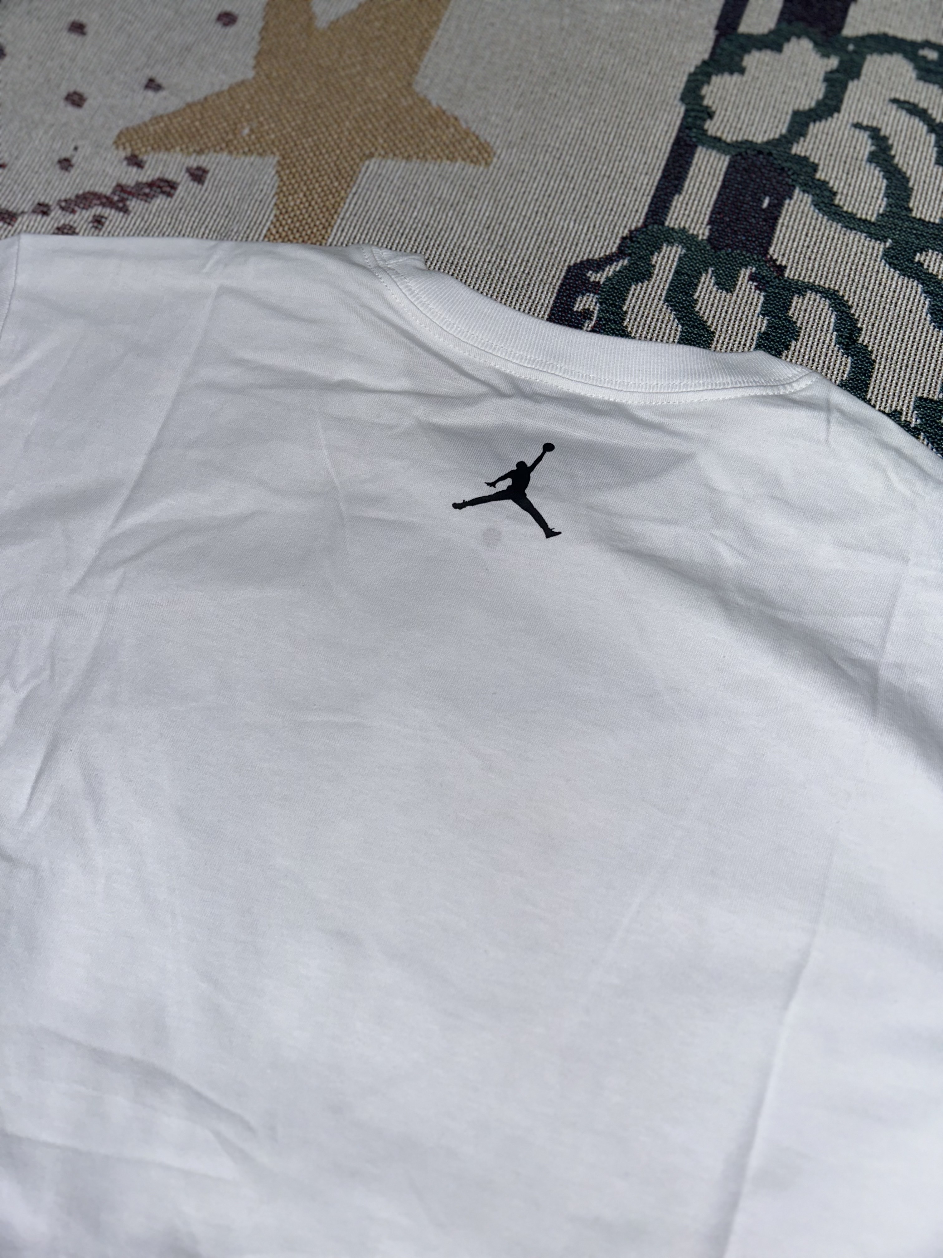 Jordan Dri-Fit Sport Graphic T-Shirt White - Asia 착용 스타일 - 4