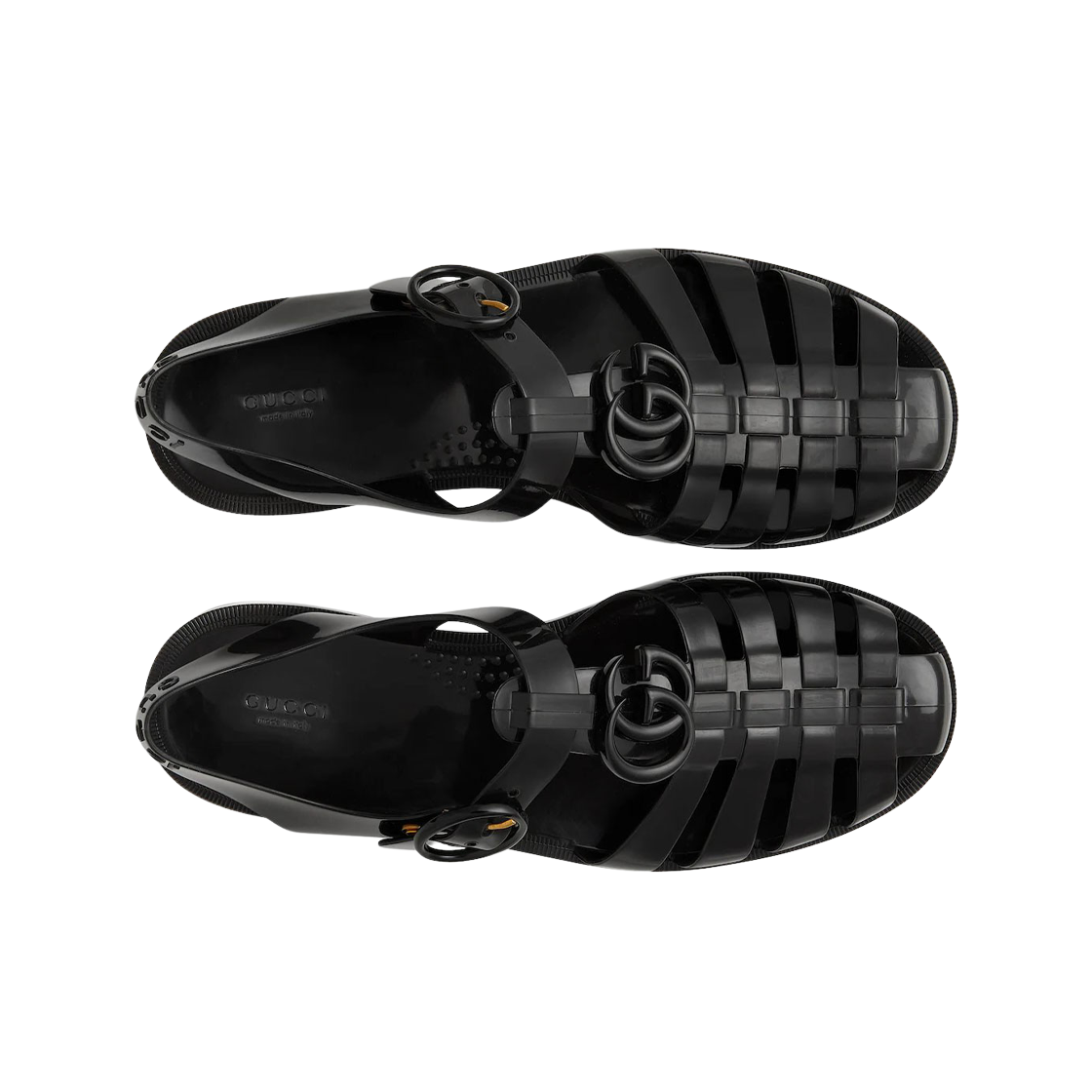 676971-JFM00-1000 (W) Gucci Sandal with Double G Black - #2