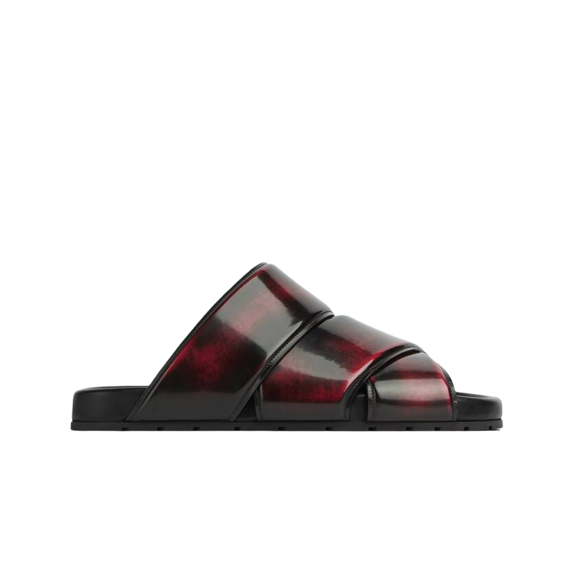 Bottega Veneta Bridge Mule Sandal Apple Candy Black 상세 이미지 1