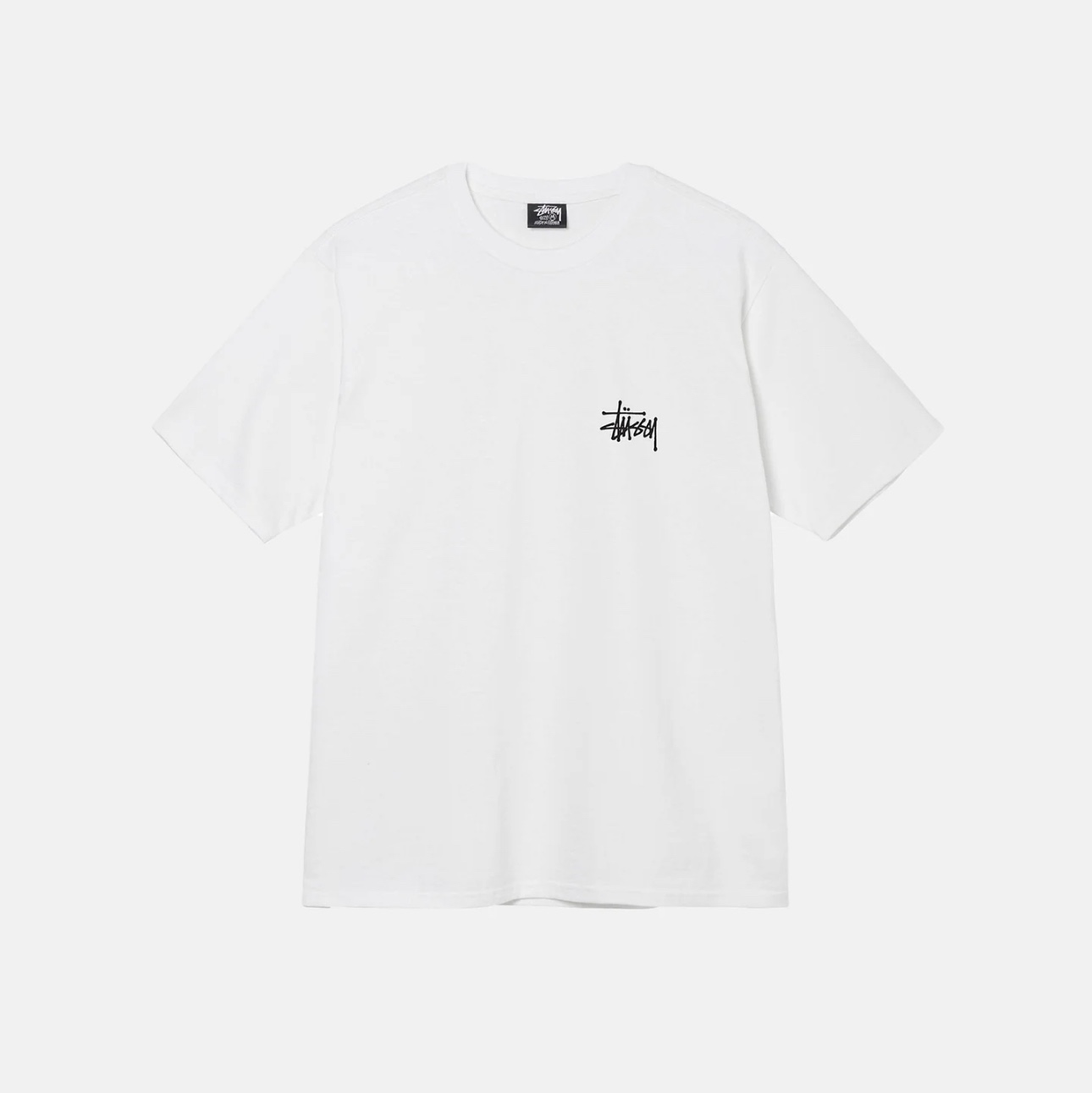 Stussy Basic Stussy T-Shirt White 2024, 2025 착용 스타일