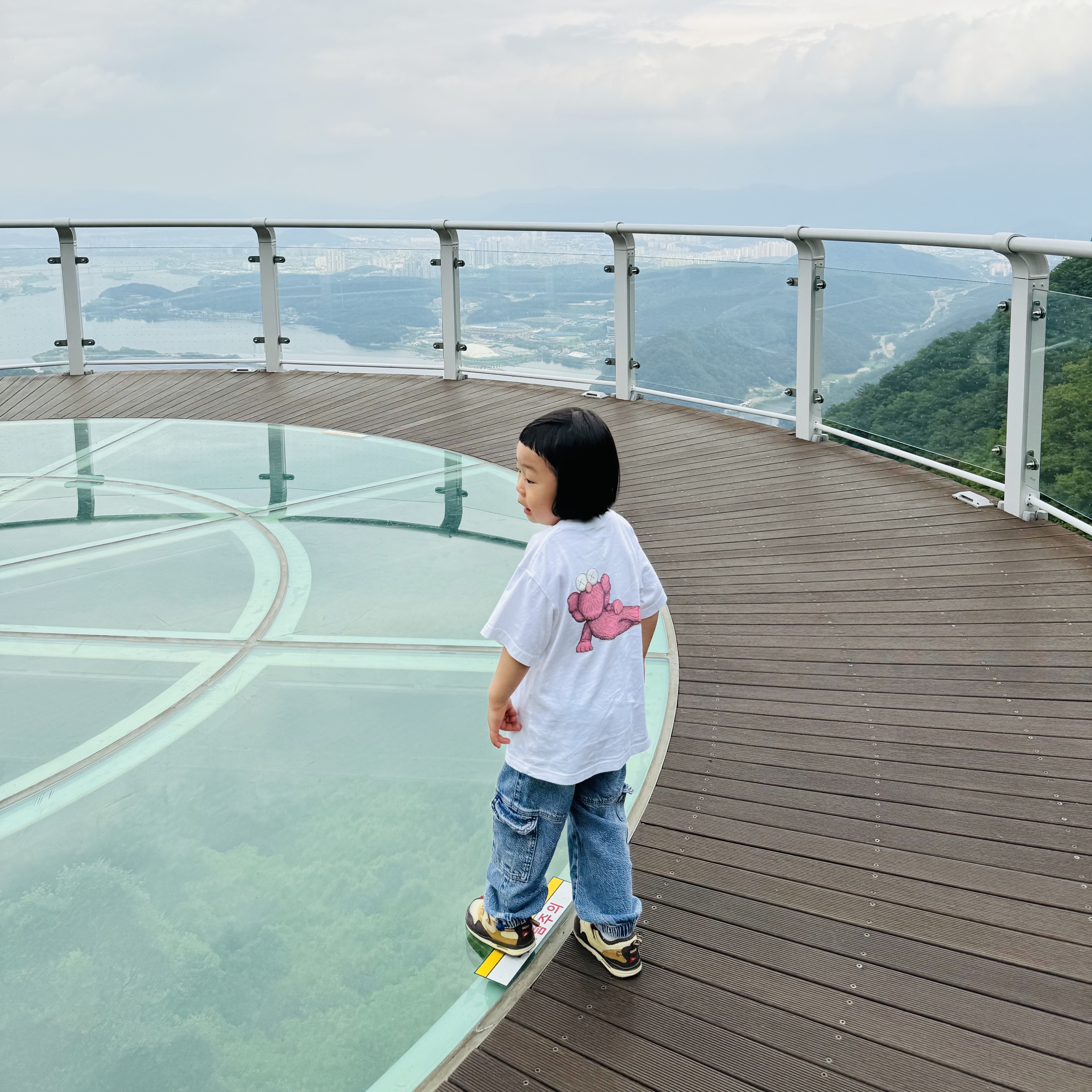 (Kids) Uniqlo UT x Kaws Short Sleeve Graphic T-Shirt White, (TD) Nike x Travis Scott Air Max 1 Cact.us Brown 착용 스타일 - 1