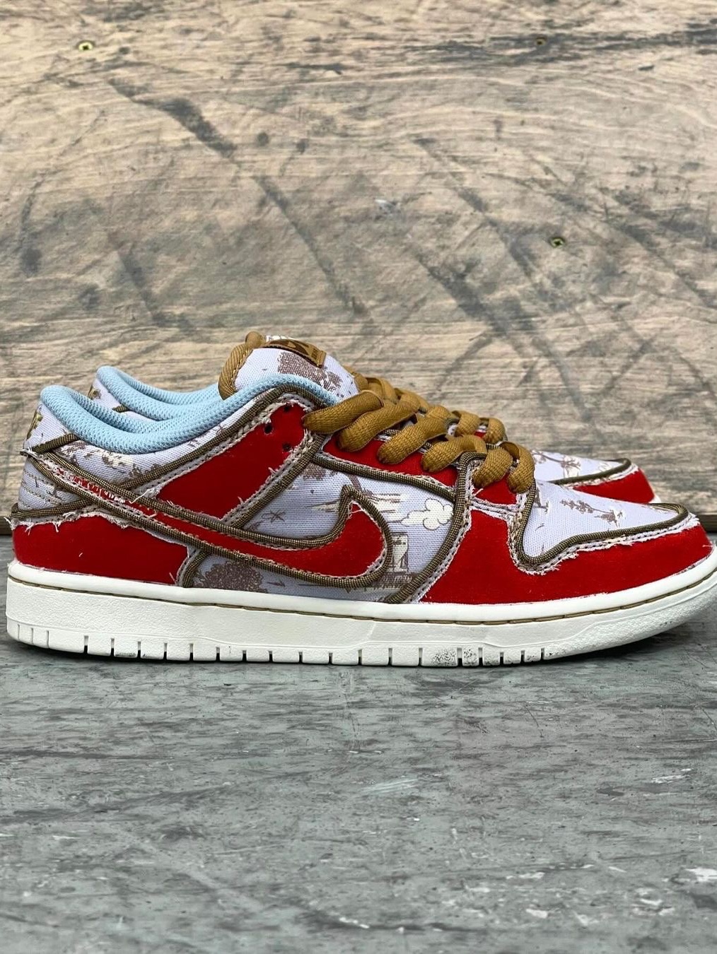 Nike SB Dunk Low Pro Premium Toile 착용 스타일 - 3