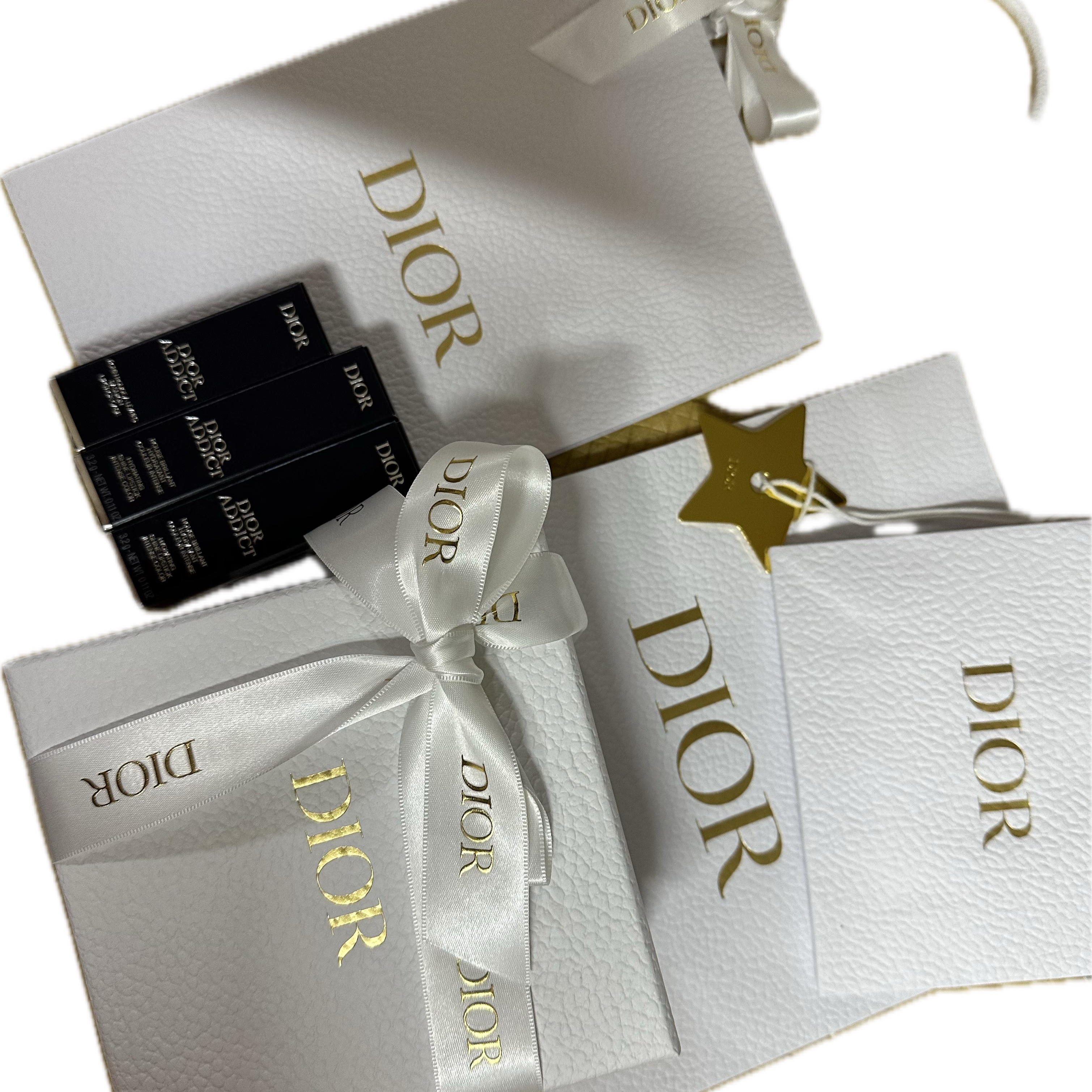 Dior Caro XS Wallet Supple Cannage Calfskin Cloud Blue 착용 스타일 - 1