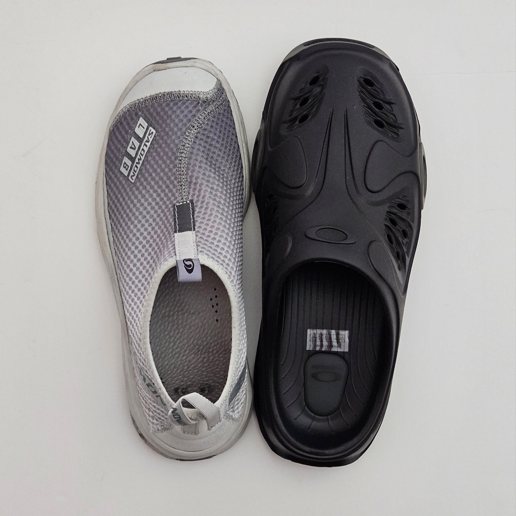 Oakley Factory Team Paguro Slide Black Ink 착용 스타일 - 3