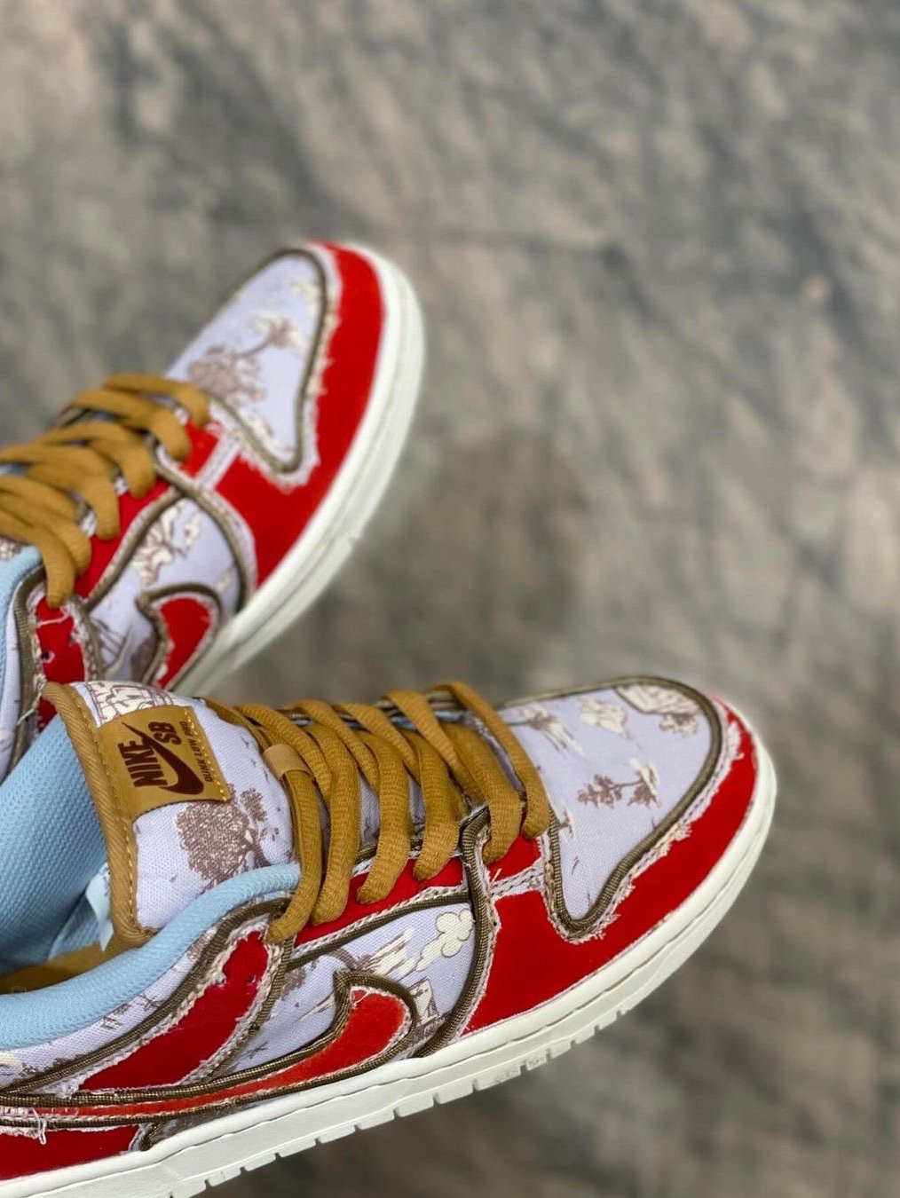 Nike SB Dunk Low Pro Premium Toile 착용 스타일 - 6