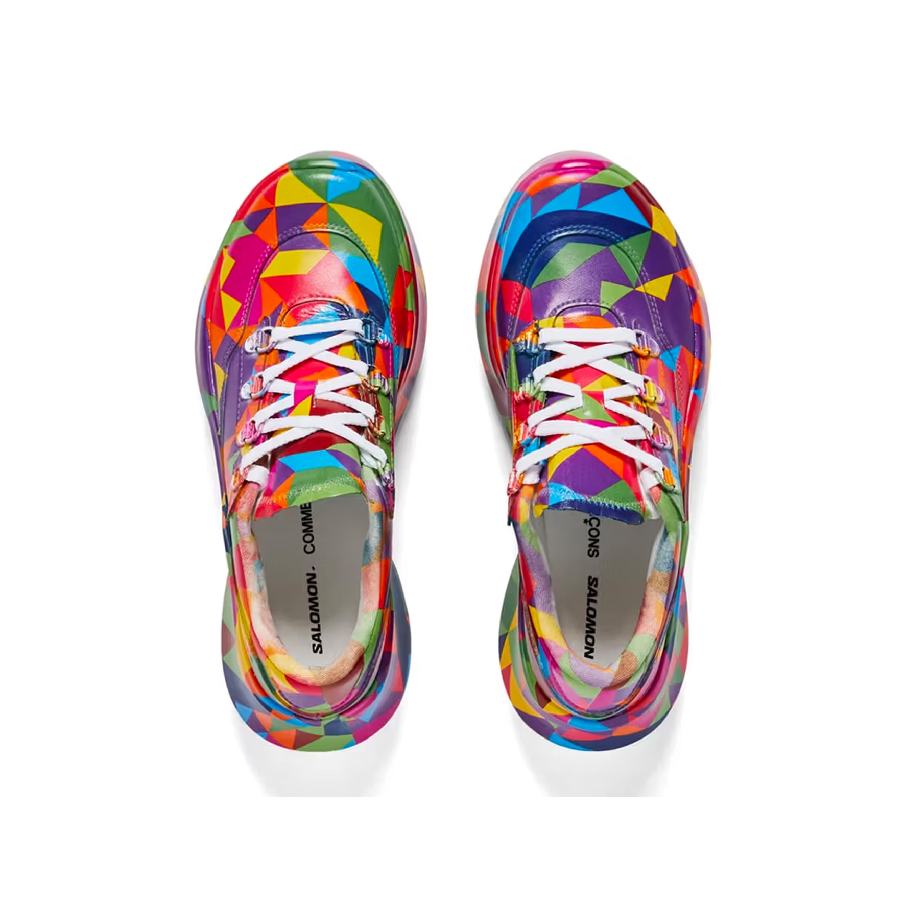 Salomon x Comme des Garcons SR811 Leather Platform Multi 착용 스타일 - 4
