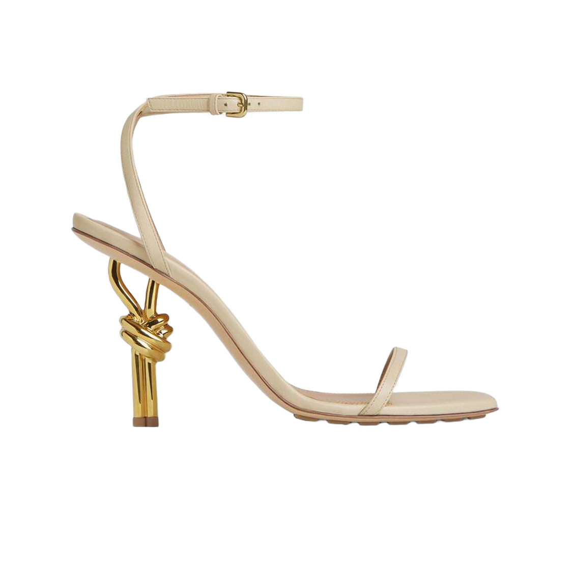 775470V3VN09031 (W) Bottega Veneta Knot Sandal Sea Salt