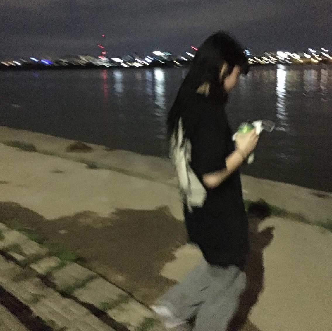 Palace U Figure T-Shirt Black - 19FW 착용 스타일 - 2