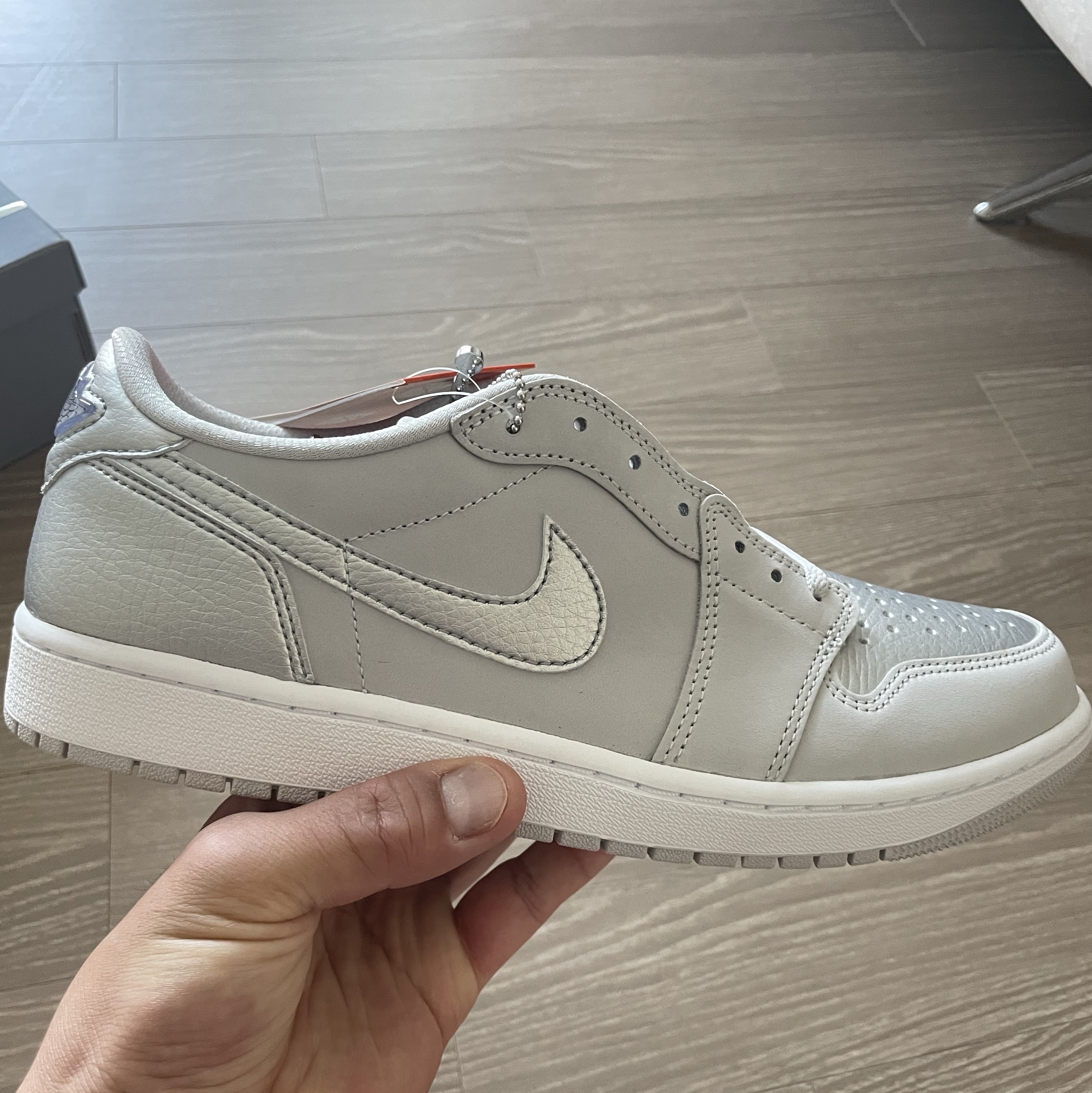 Jordan 1 Retro Low OG Silver 착용 스타일 - 3