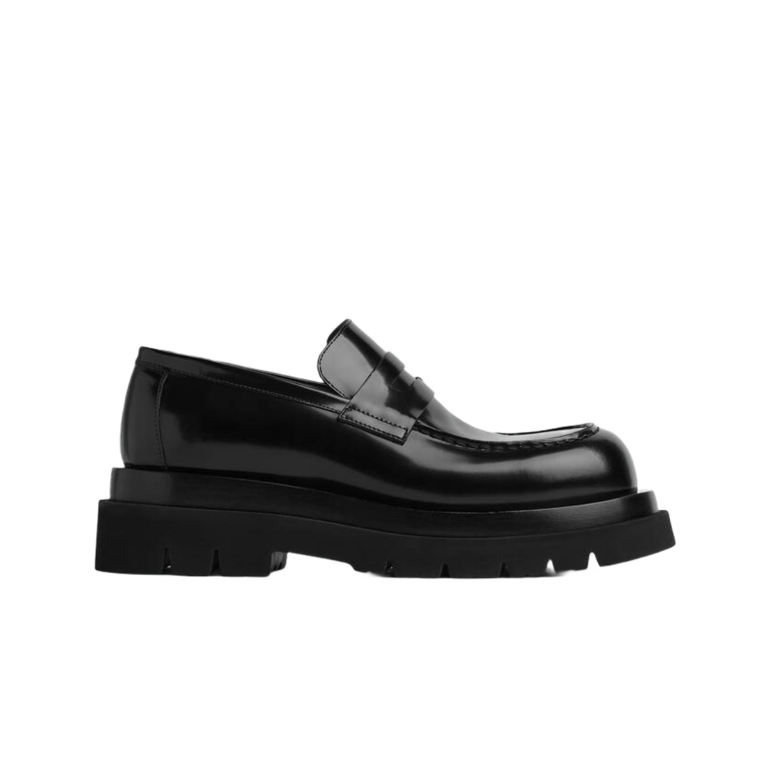 763866V28R01000 (W) Bottega Veneta Lug Loafer Black
