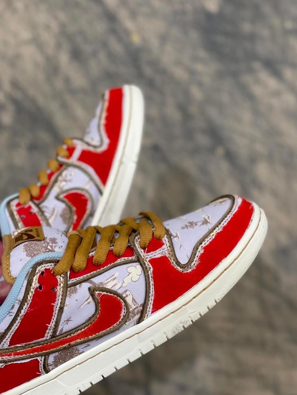 Nike SB Dunk Low Pro Premium Toile 착용 스타일 - 7