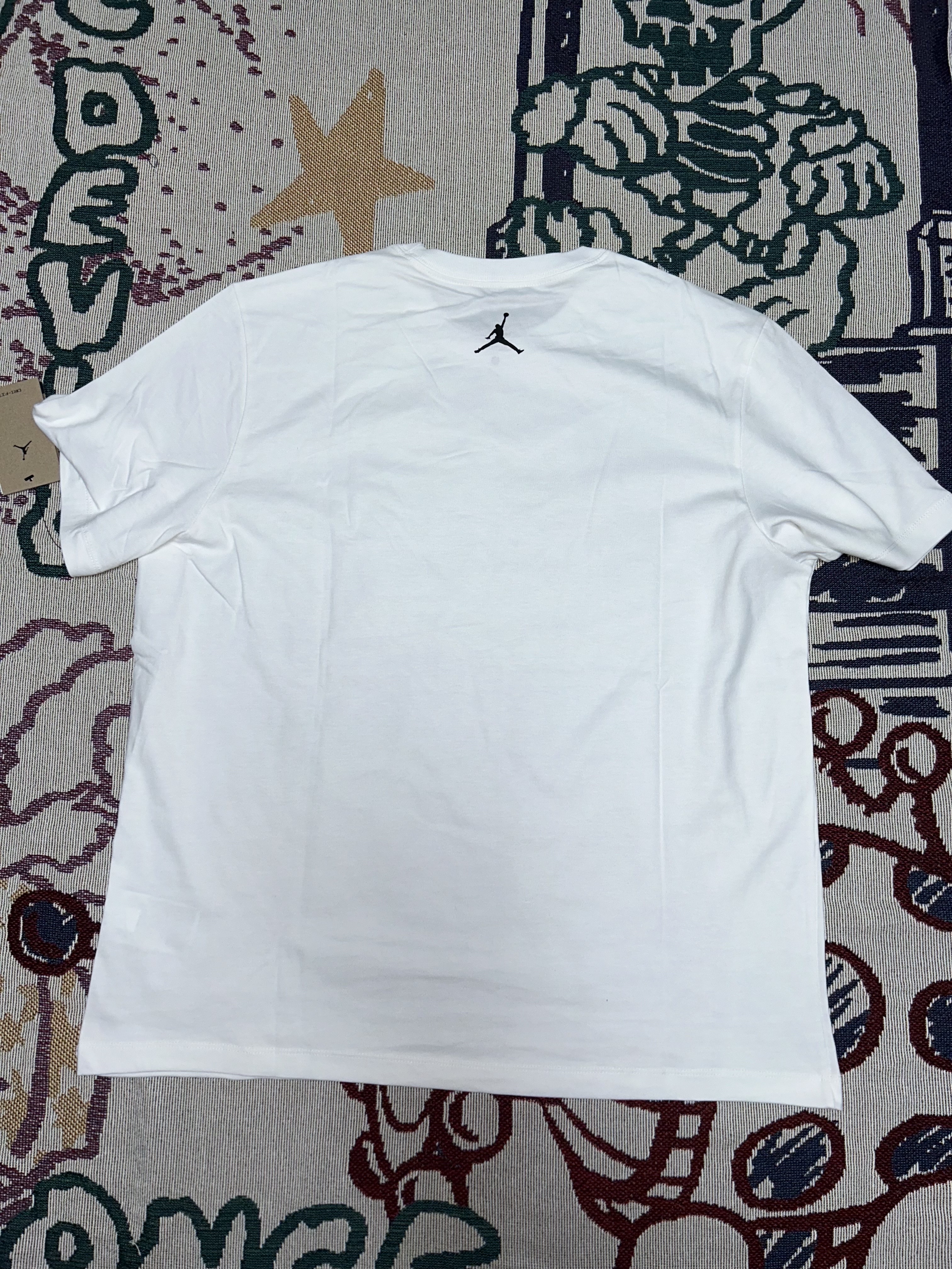 Jordan Dri-Fit Sport Graphic T-Shirt White - Asia 착용 스타일 - 3